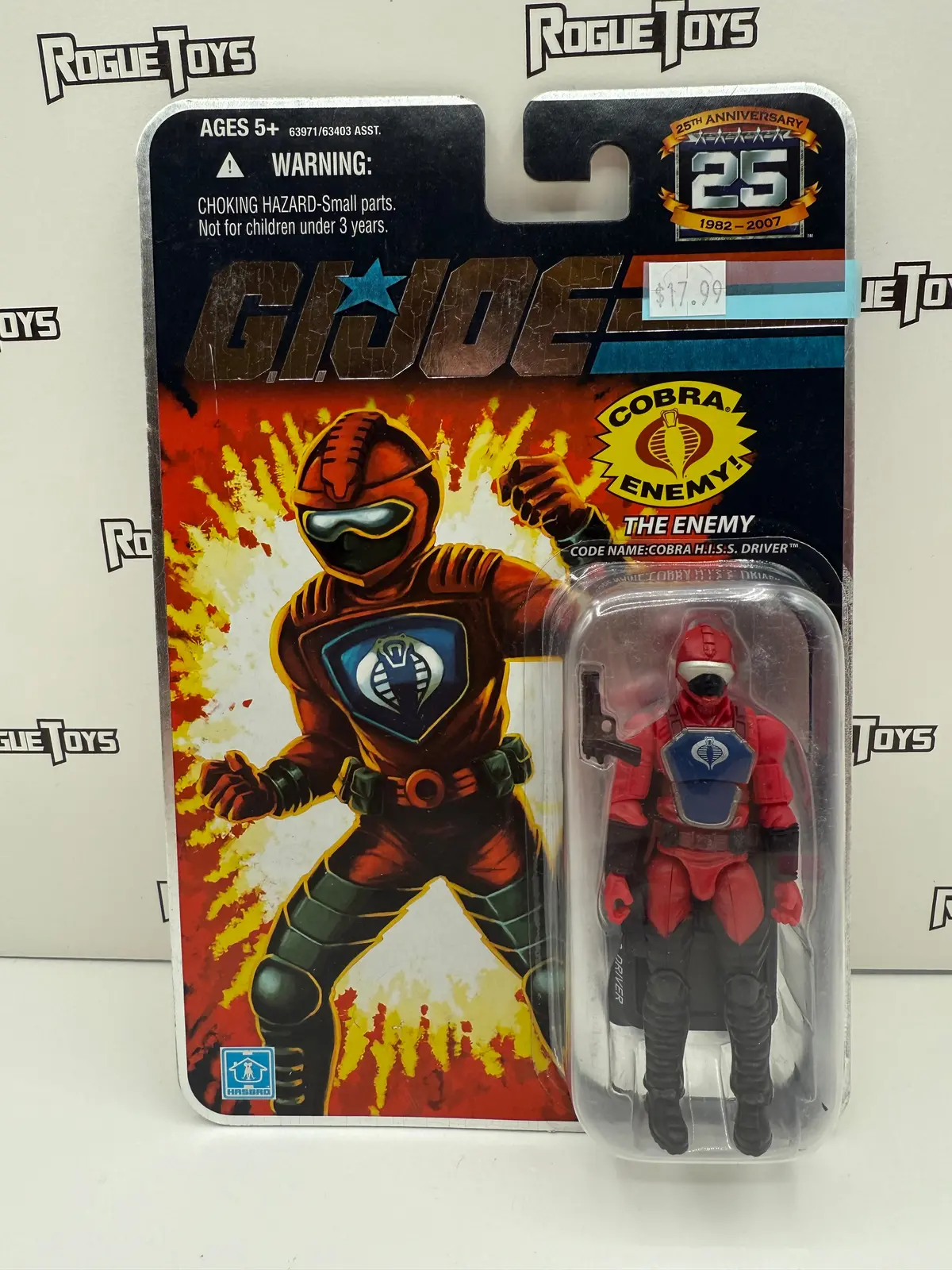 Hasbro G.I. Joe 25Th Anniversary Cobra Enemy! The Enemy Cobra H.I.S.S. Driver 1