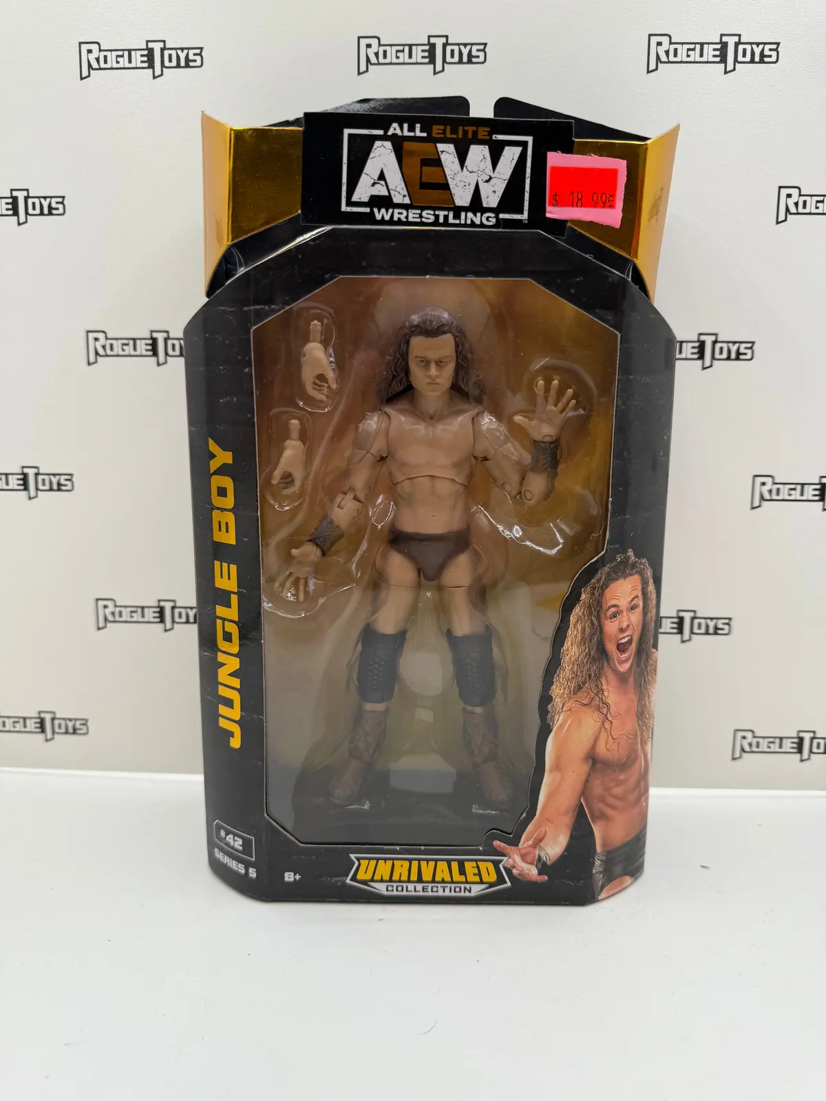 Jazwares Aew Unrivaled Collection Series 5 Jungle Boy #42 1