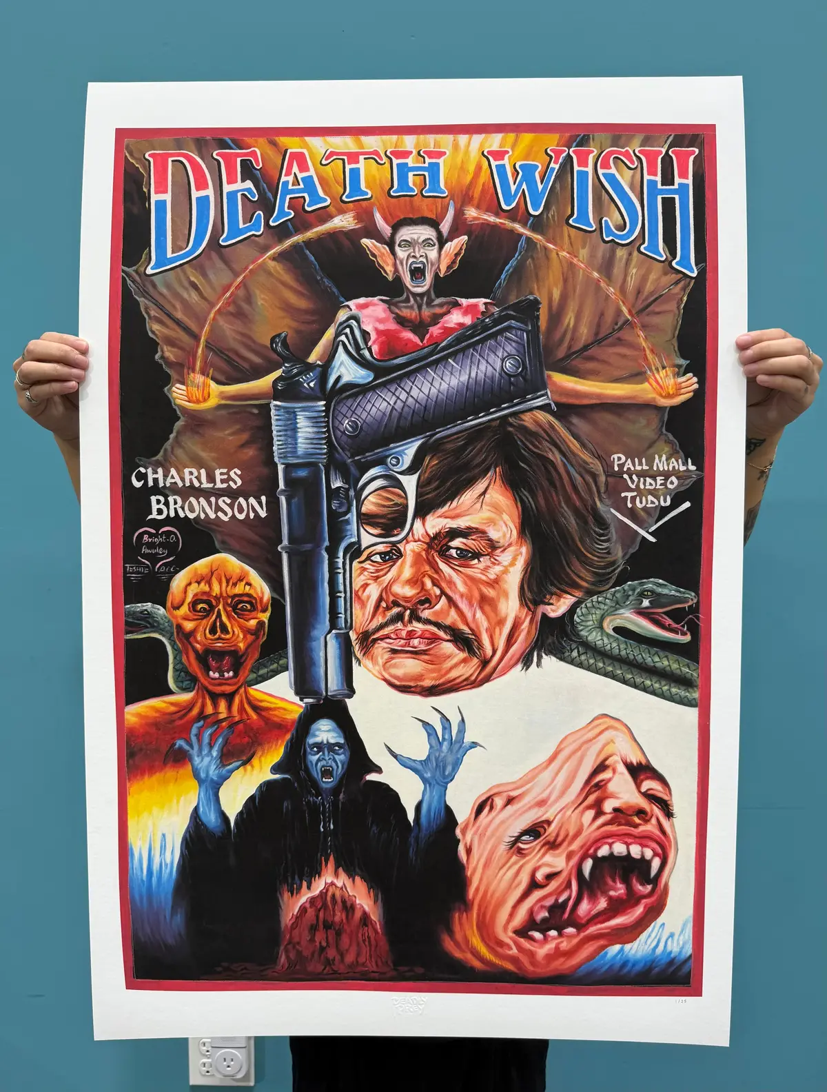 Death Wish - Limited Edition Archival Giclée Print From Static Medium By Bright Obeng 1
