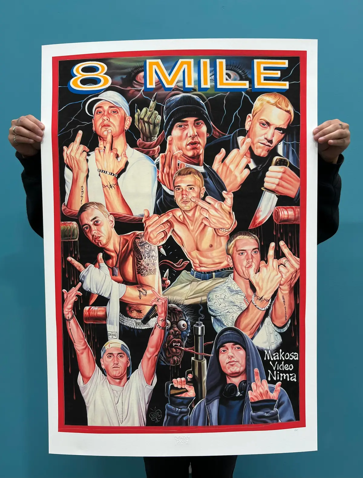 8 Mile - Limited Edition Archival Giclée Print From Static Medium By C.A. Wisely 1
