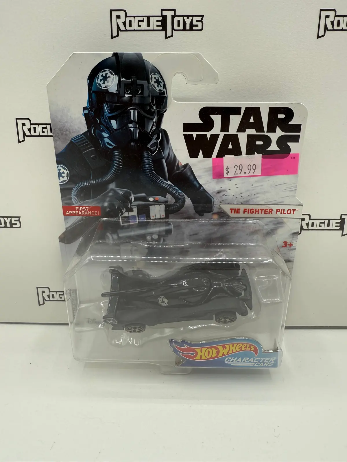 Mattel Hot Wheels Character Cars Star Wars Tie Fighter Pilot 1