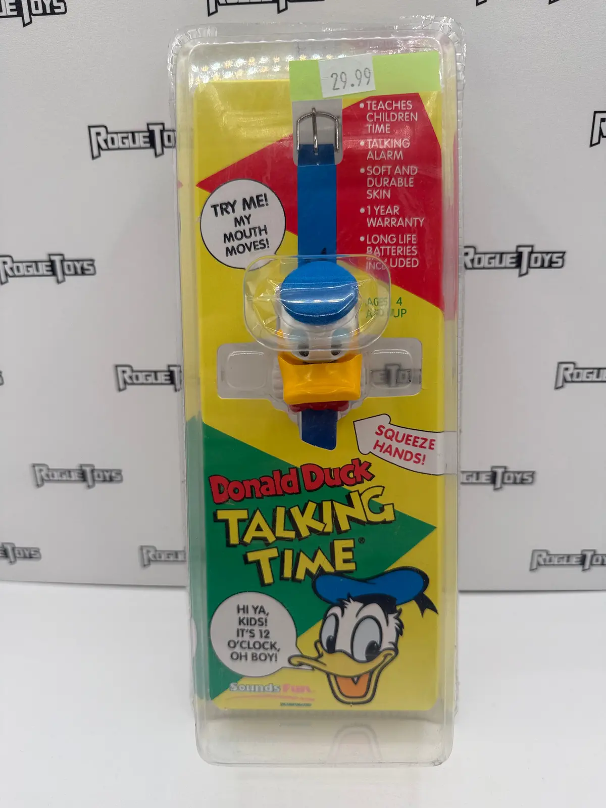 Sounds Fun Donald Duck Talking Time Watch 1