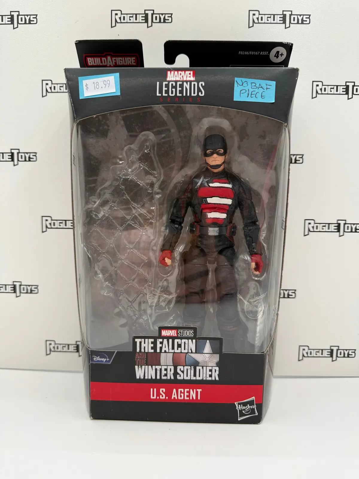 Hasbro Marvel Legends Captain America Flight Gear Baf Series The Falcon And The Winter Soldier U.S. Agent 1