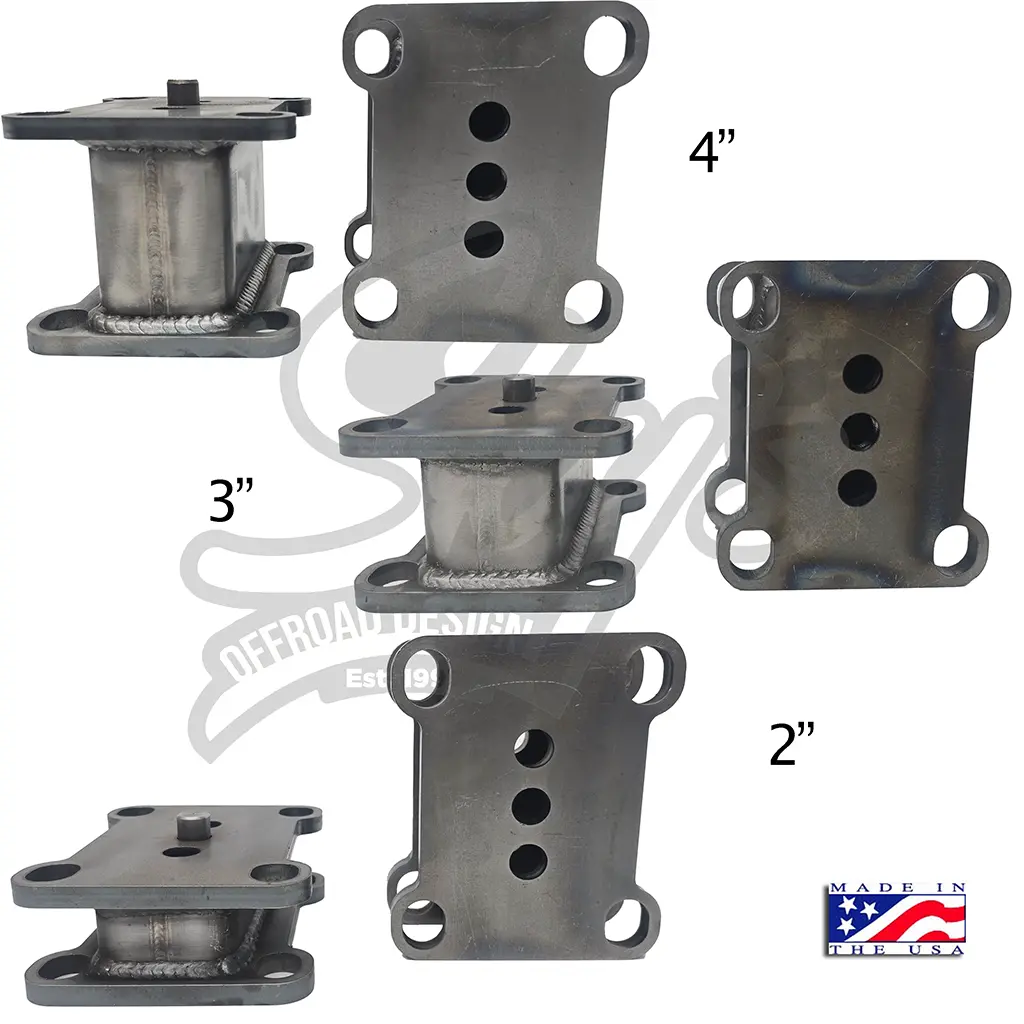 2" - 4" Rear Blocks - 1980-2004 Ford F-Series 1