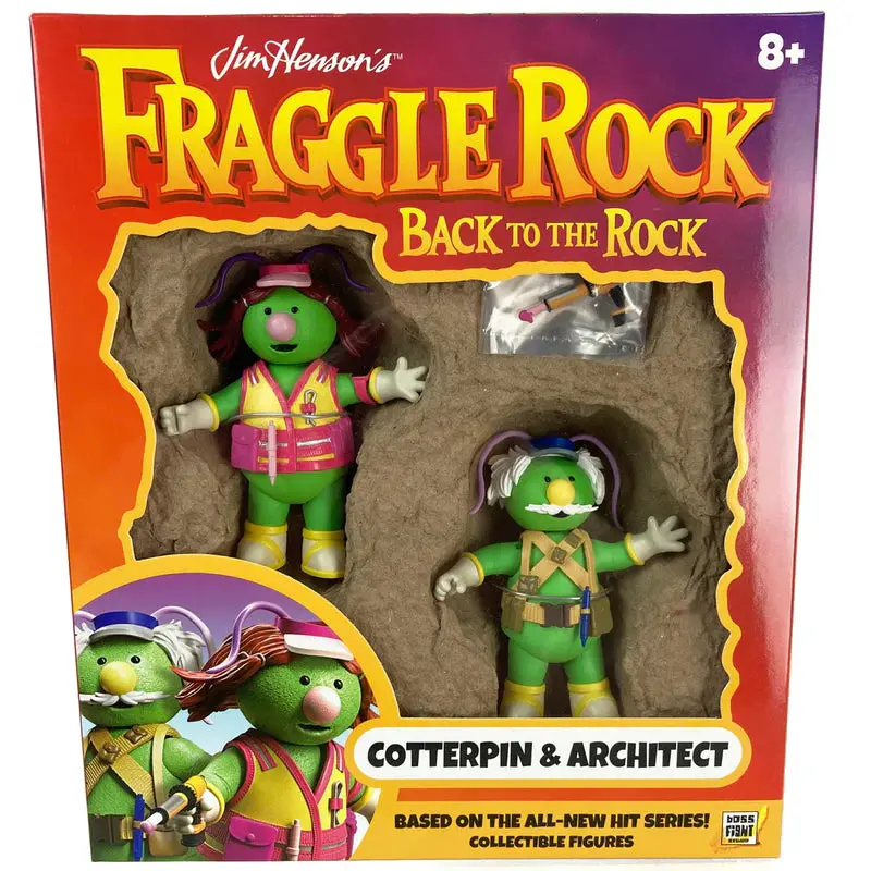 Boss Fight Studio - Fraggle Rock: Back To The Rock - Cotterpin & Architect 1:12 Doozer Figures Fr0005 Last One! 1