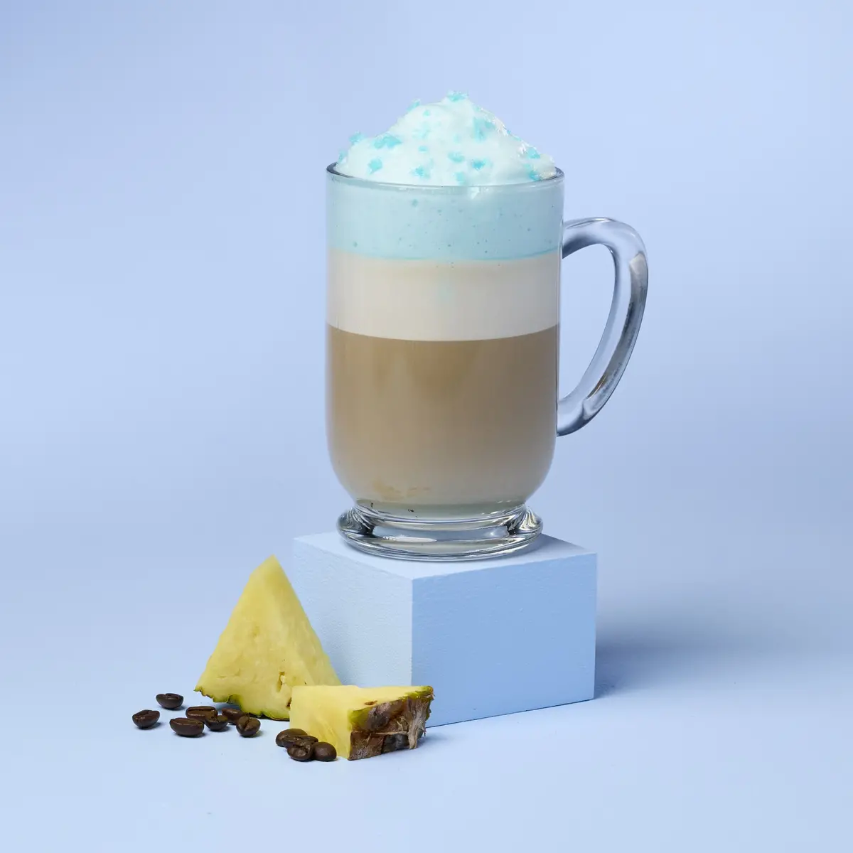 The Blue Hawaiian Cappuccino 1