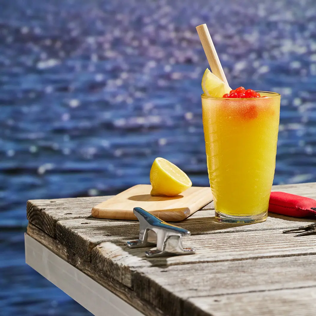 Bursting Frozen Passion Fruit Lemonade 1