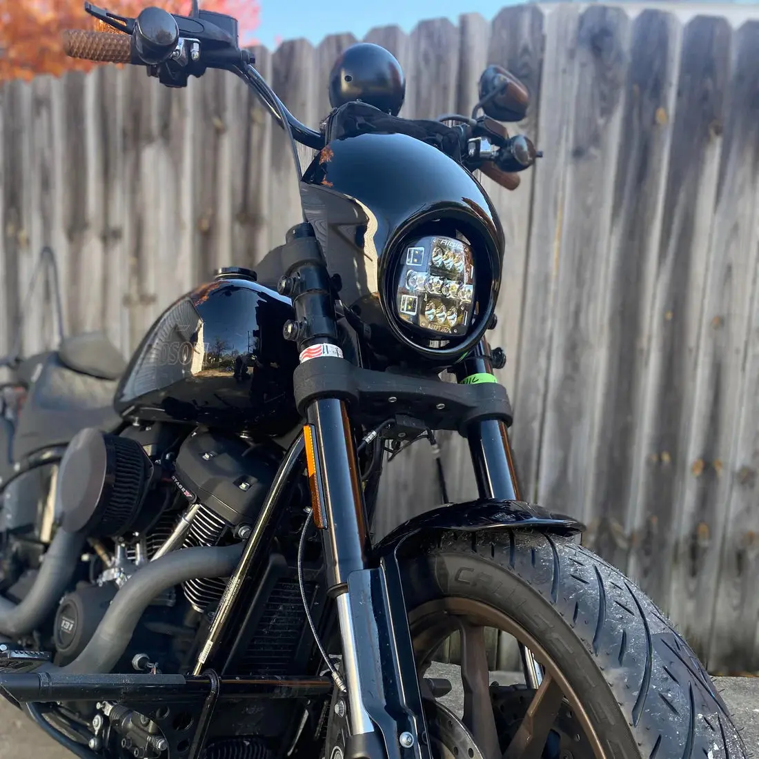Softail Rigid Industries Adapt Xp Or 360 6" Mounting Bracket And Wiring Harness 1