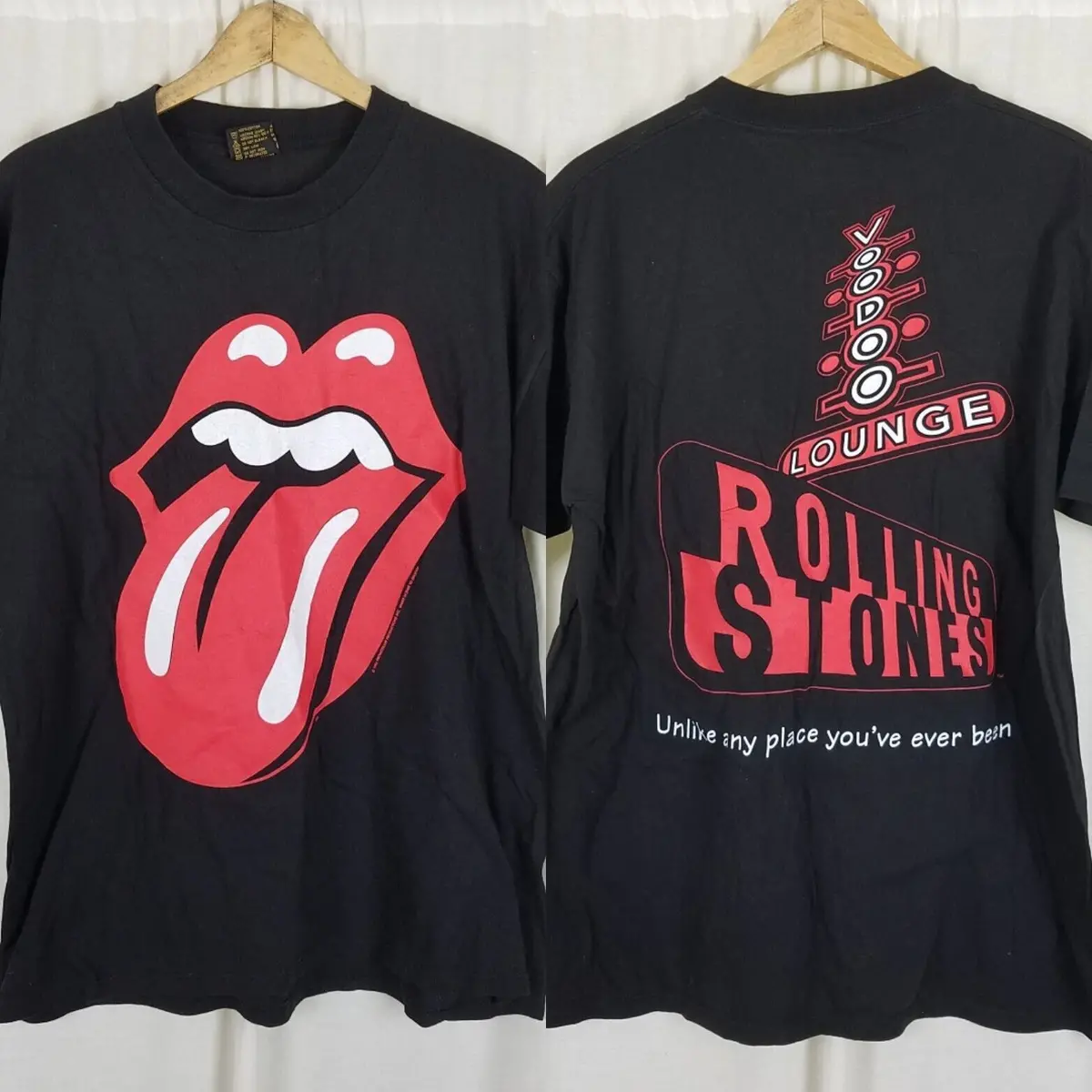 Vintage The Rolling Stones Voodoo Lounge World Tour 94-95 Mens Xl Tshirt Brockum 1