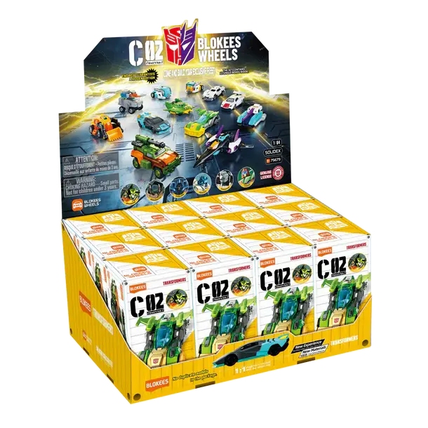 Blokees Transformers Wheels Series #C02 Wreck'N Rule - Sealed Case Of 12 Model Kits (75679) 1