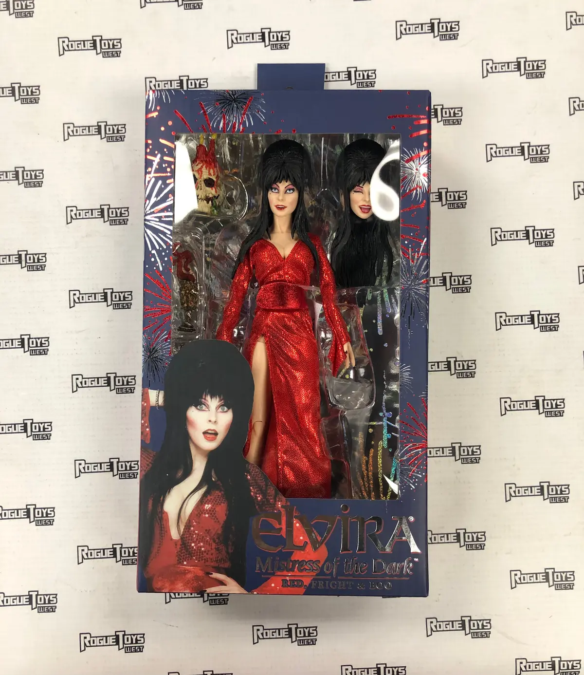 Neca Elvira Mistress Of The Dark Red, Fright, & Boo 1