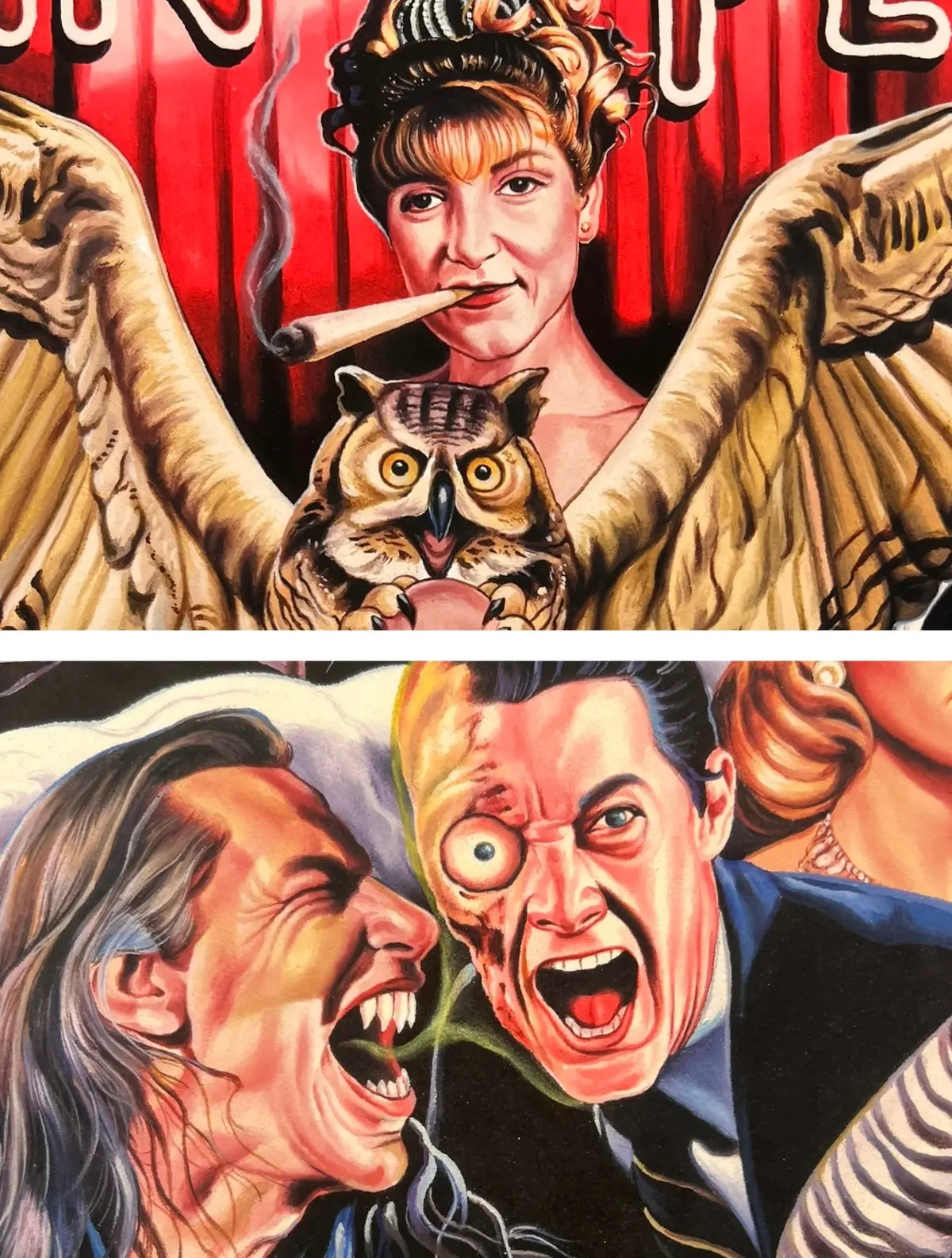 Twin Peaks Print Set - 2 Limited Edition Archival Giclée Prints By C.A. Wisely 1
