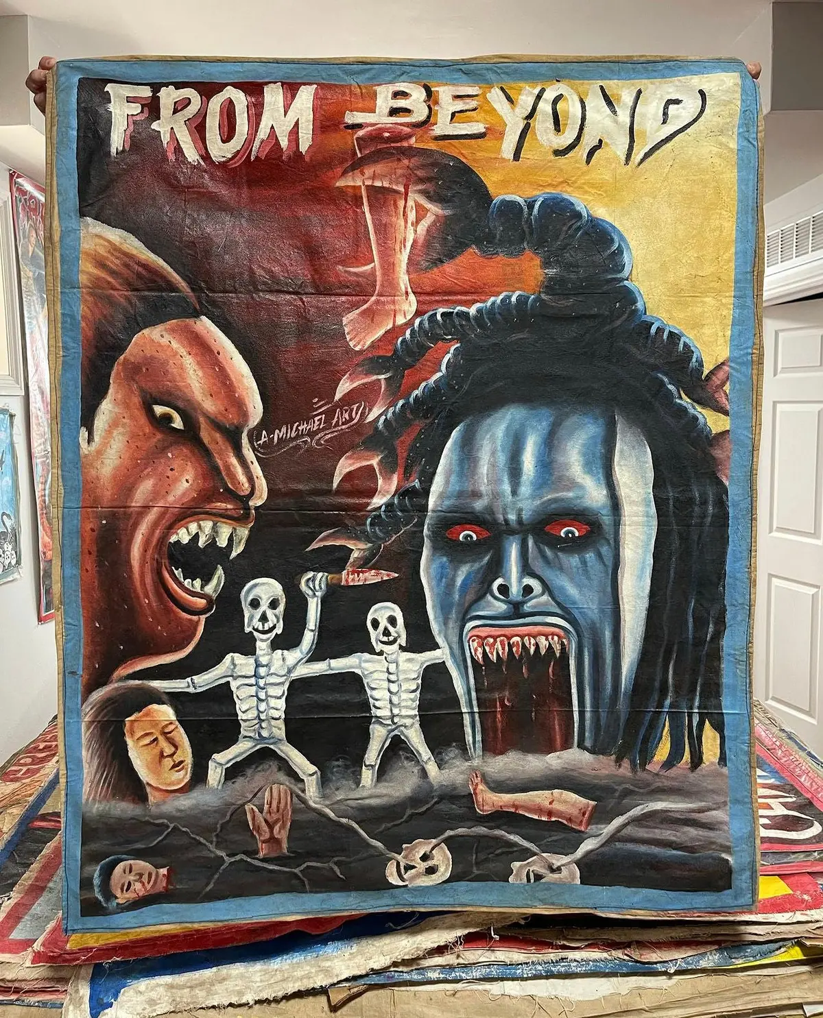 From Beyond - Original Painting By A. Michael Art 1