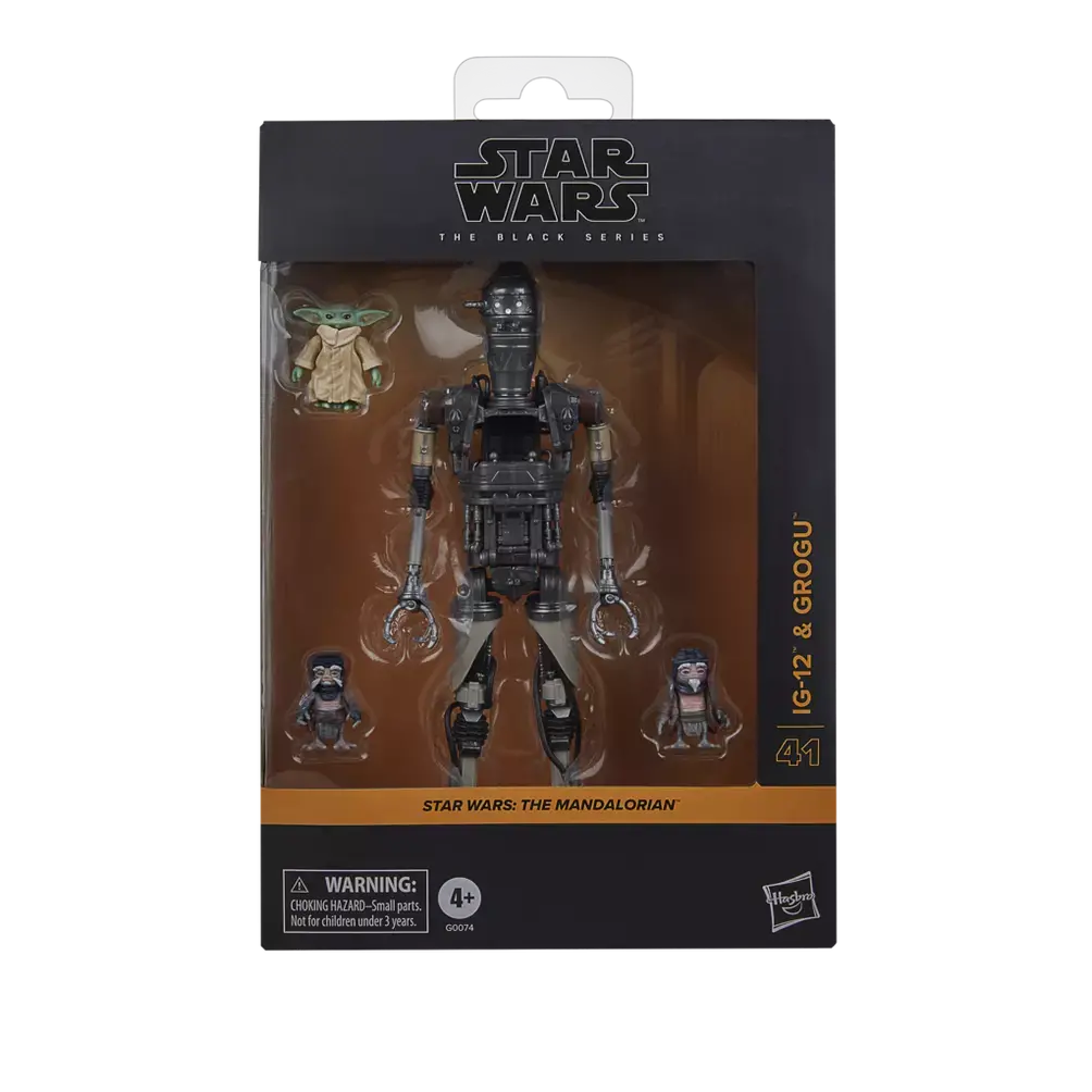 Star Wars: The Black Series - The Mandalorian - Ig-12 & Grogu Deluxe Action Figure 2-Pack (G0074) 1