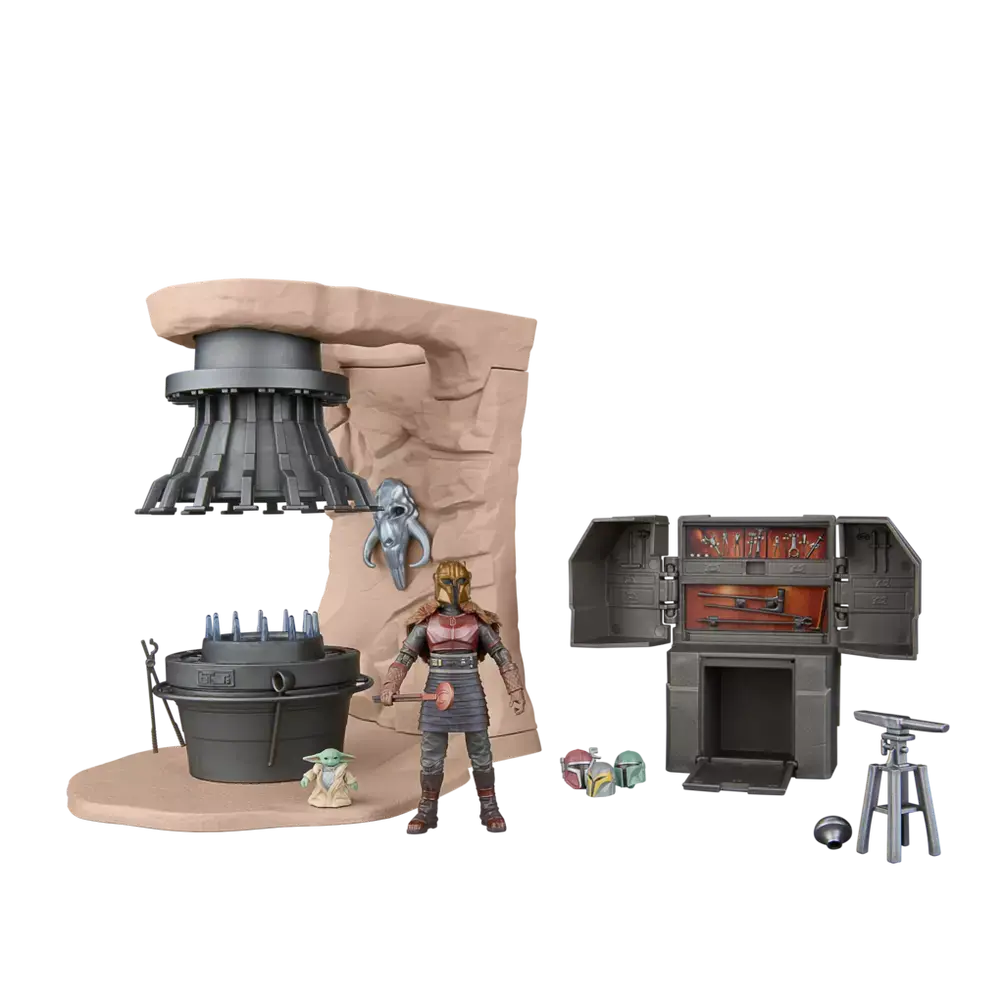 Star Wars: The Vintage Collection - The Mandalorian - The Armorer’S Forge Exclusive Playset (G0360) 2