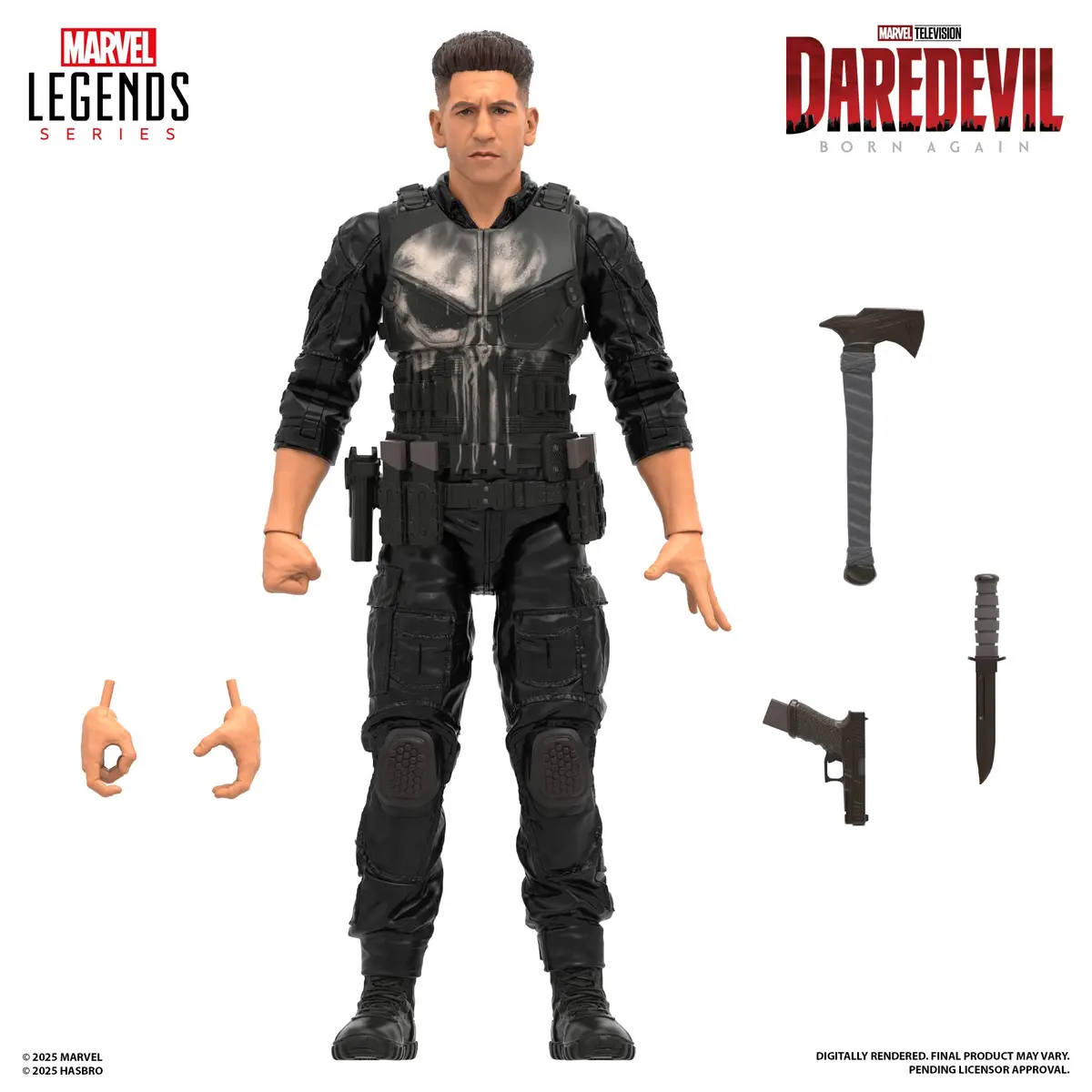 Marvel Legends Series - Daredevil: Born Again - Season 1 (2025) - Punisher Action Figure (G0581) 1