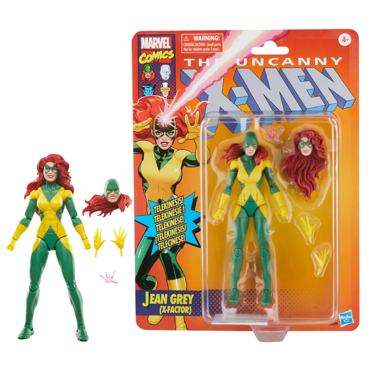 Marvel Legends - Retro Series - The Uncanny X-Men - Jean Grey (X-Factor) Action Figure (G0599) 1