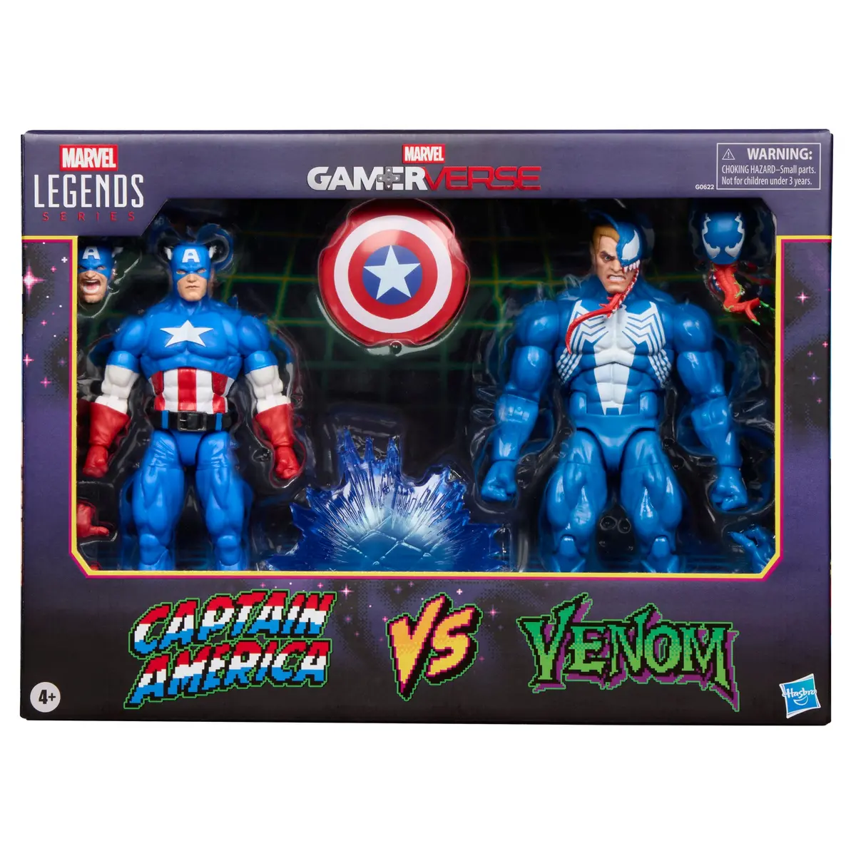 Marvel Legends Series Gamerverse - Captain America Vs Venom Action Figures (G0622) Low Stock 1