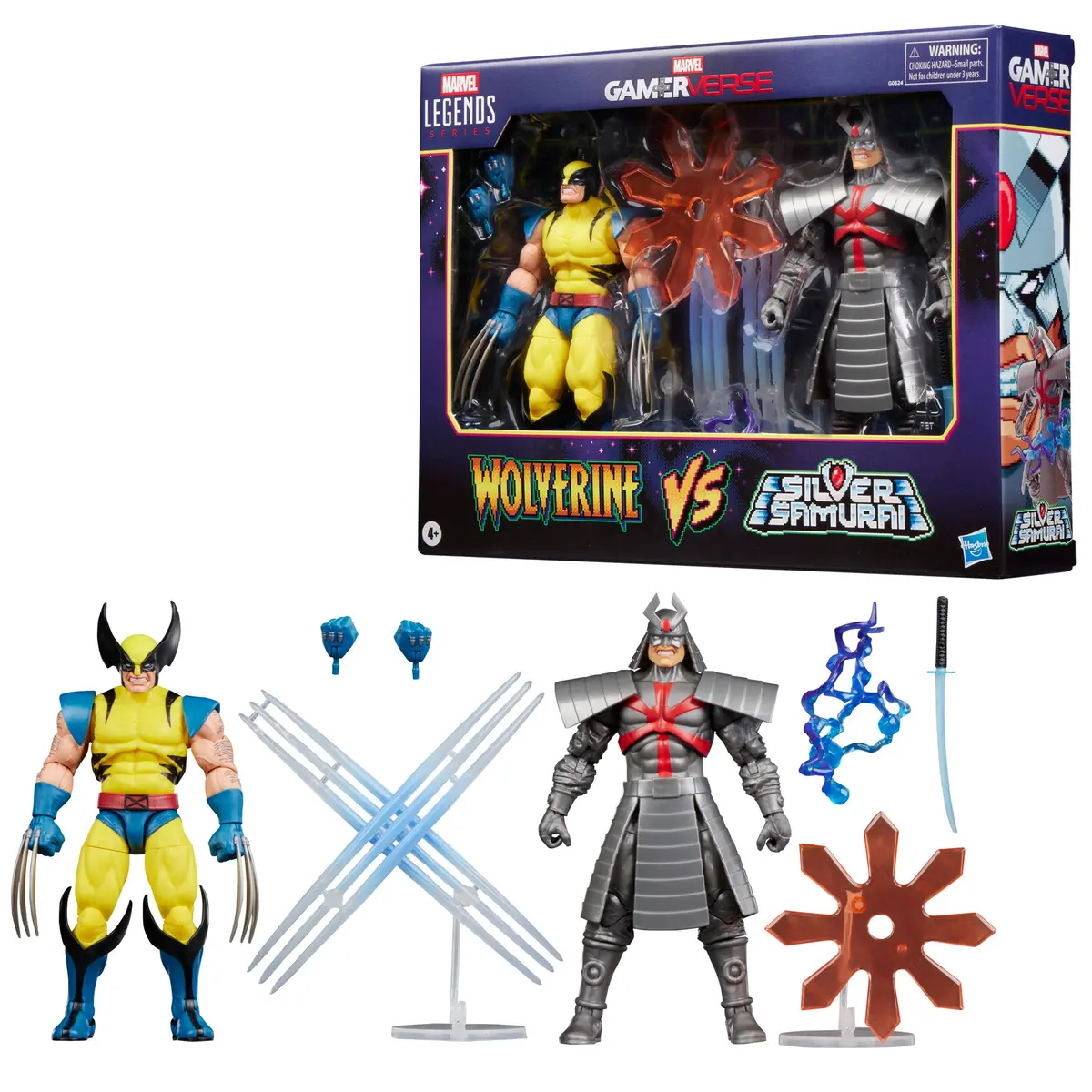 Marvel Legends Series - Gamerverse - Wolverine Vs Silver Samurai - Action Figures 2-Pack (G0624) Low Stock 1