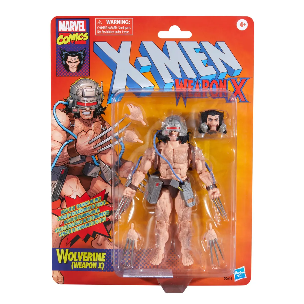 Marvel Legends Series - Retro Collection - Wolverine (Weapon X) Action Figure (G0644) 1