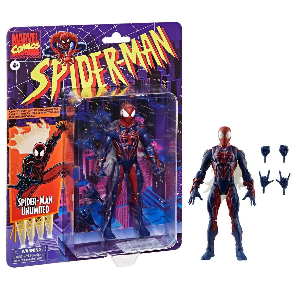 Marvel Legends Series - Retro Collection - Spider-Man - Spider-Man Unlimited Action Figure (G0785) 1