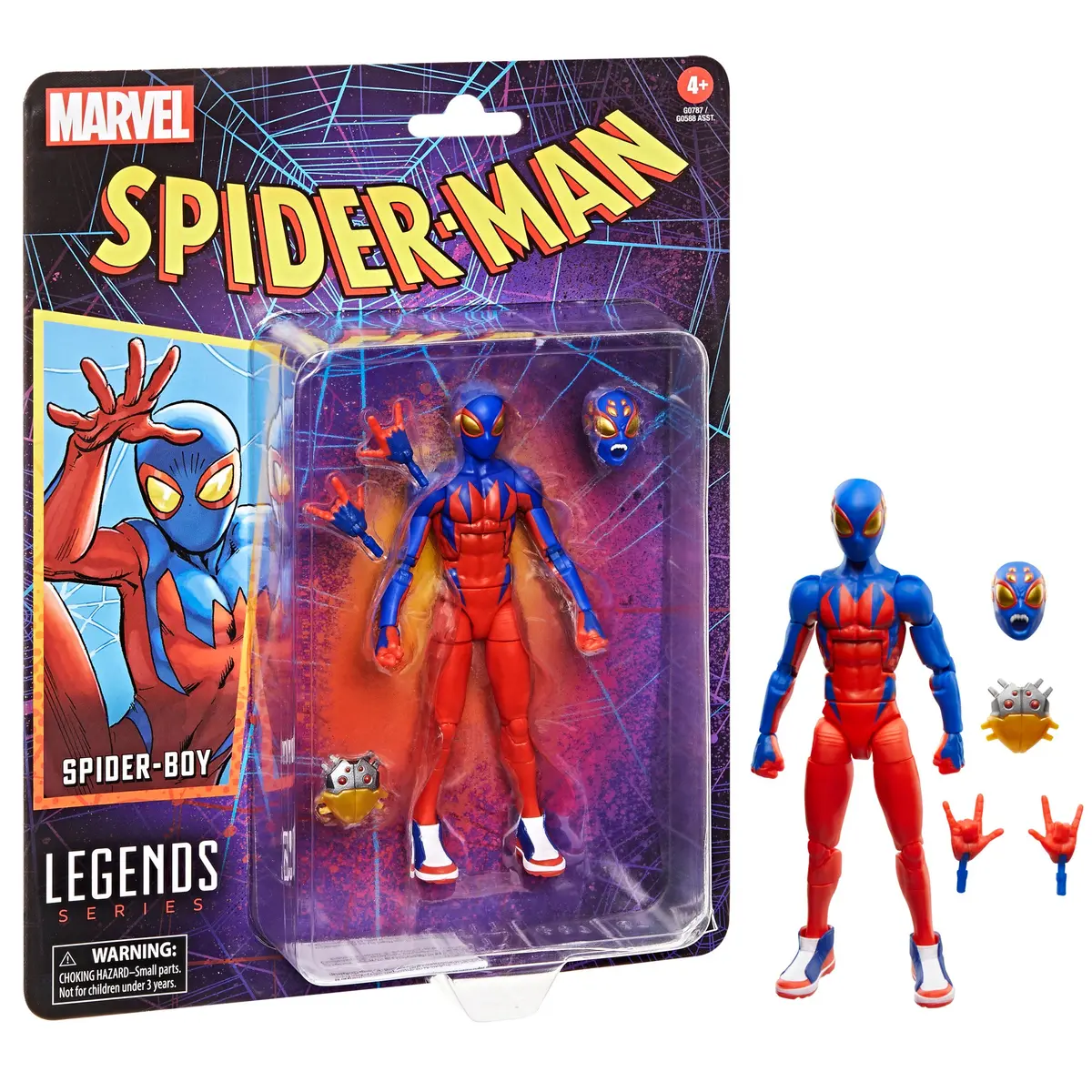 Spider-Man Legends Retro Collection - Spider-Boy Action Figure (G0787) Low Stock 1