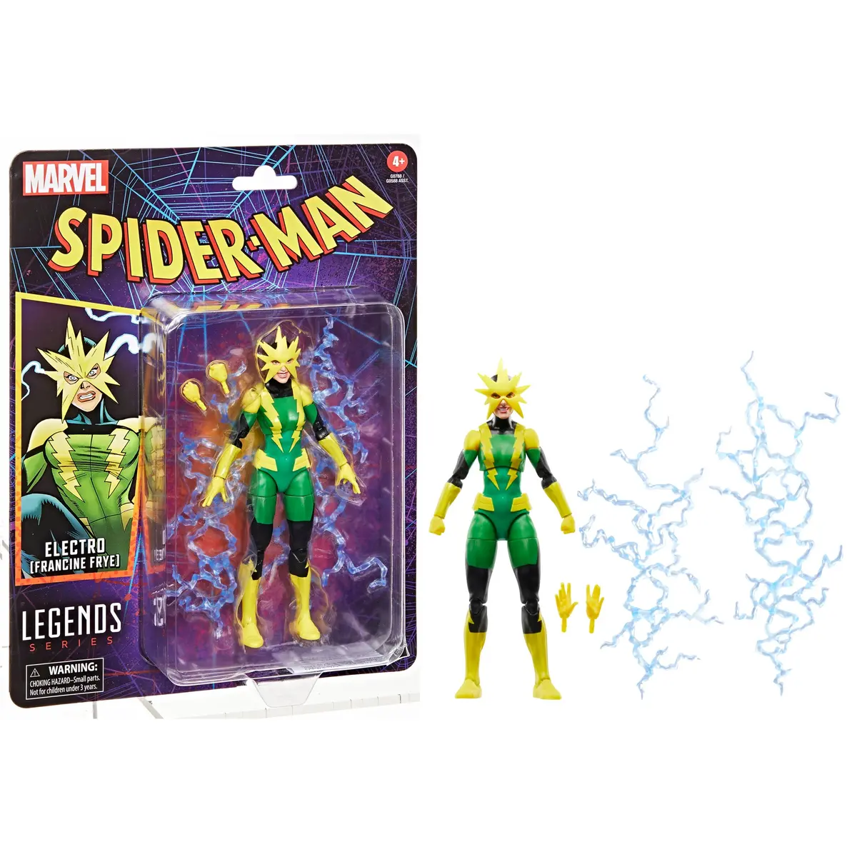 Spider-Man Legends Retro Collection - Electro (Francine Frye) Action Figure (G0788) Low Stock 1