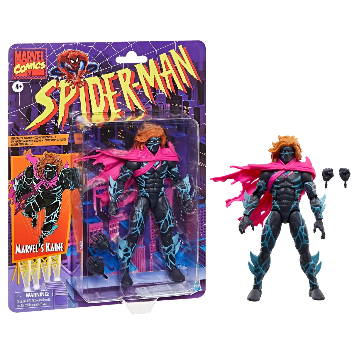 Spider-Man Legends Retro Collection - Marvel's Kaine Action Figure (G0789) 1