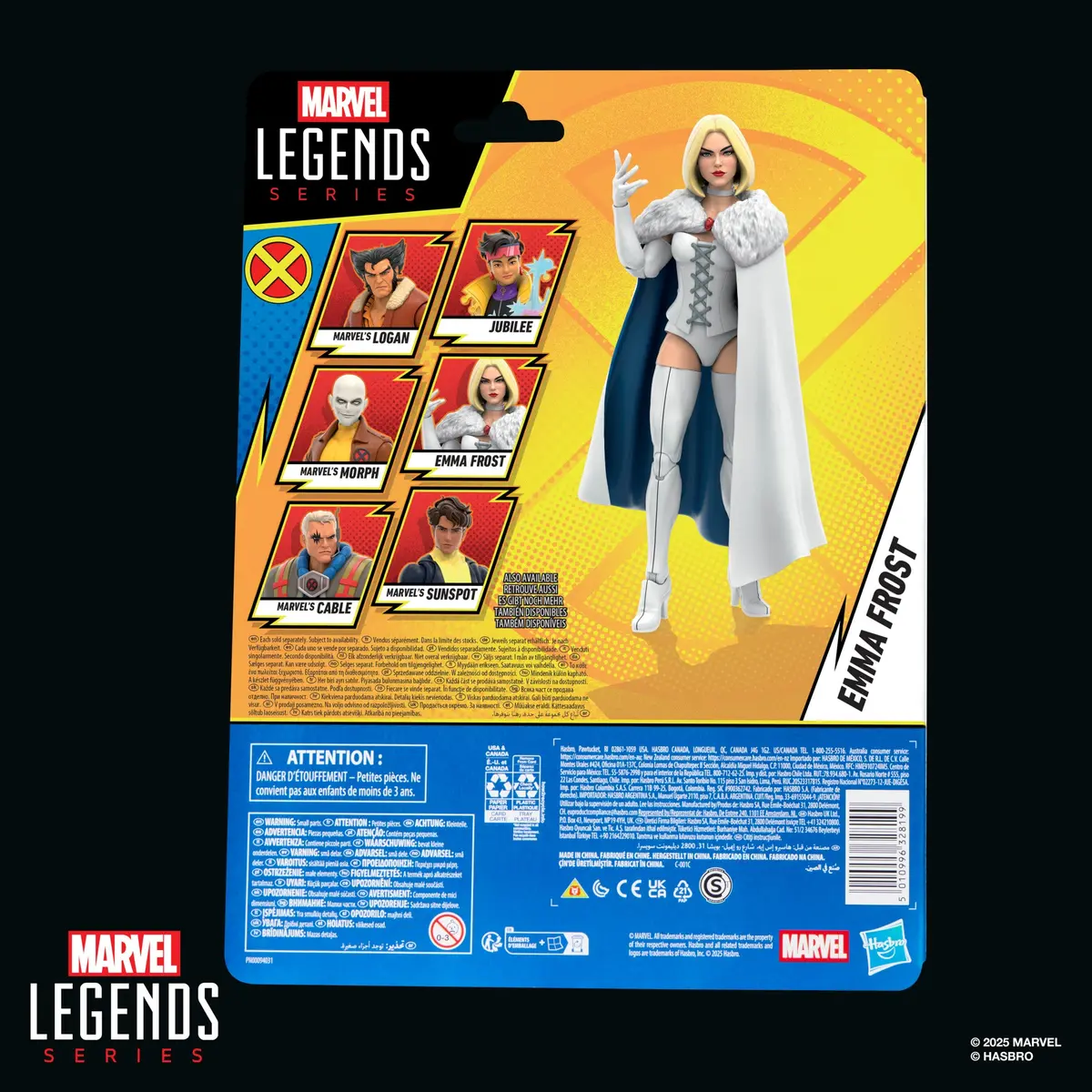 Marvel Legends - Retro Series - X-Men 97 - Emma Frost (The White Queen) Action Figure (G0808) 2