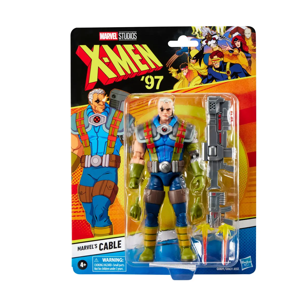 Marvel Legends Series - Retro Collection - X-Men 97 - Cable (Nathan Summers) Action Figure (G0809) 1