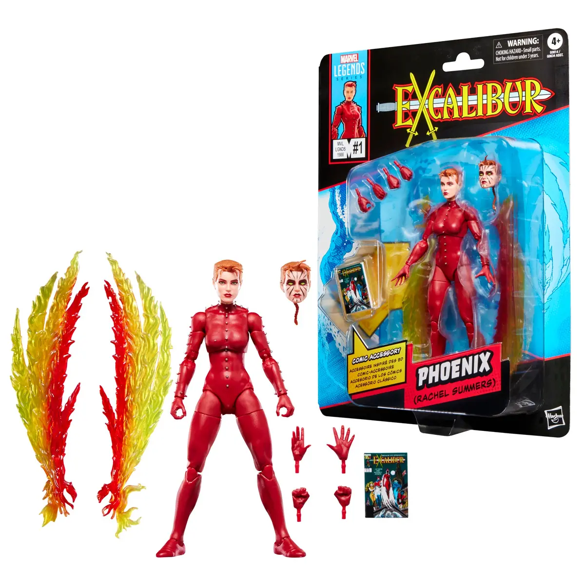 Marvel Legends - Comics - Excalibur Issue #1 (1988) - Phoenix (Rachel Summers) X-Men Figure (G0814) Low Stock 1