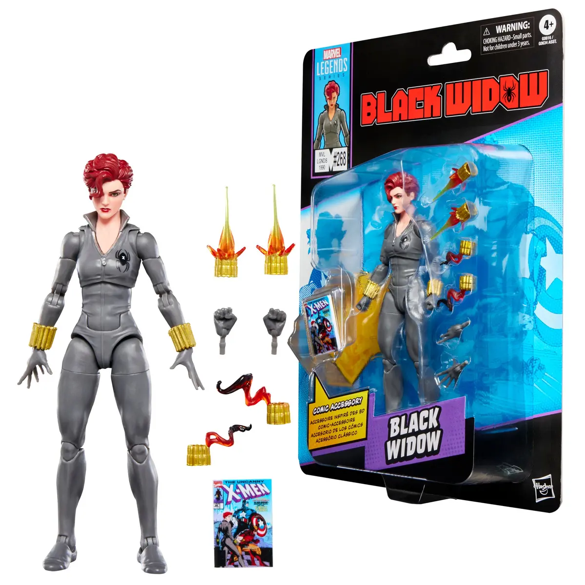 Marvel Legends - Comics - Avengers Issue #268 (1990) - Black Widow Action Figure (G0816) Low Stock 1