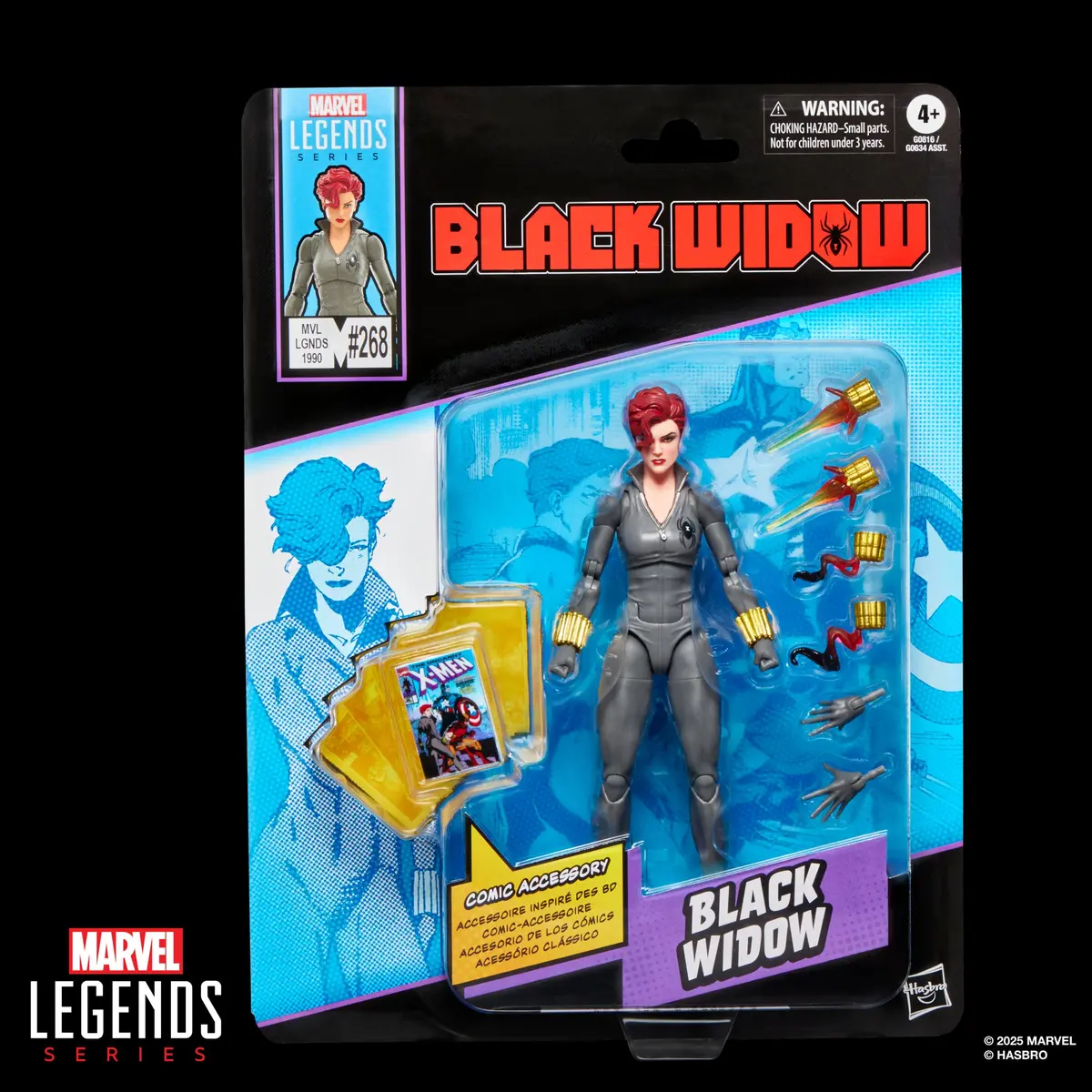 Marvel Legends - Comics - Avengers Issue #268 (1990) - Black Widow Action Figure (G0816) Low Stock 2