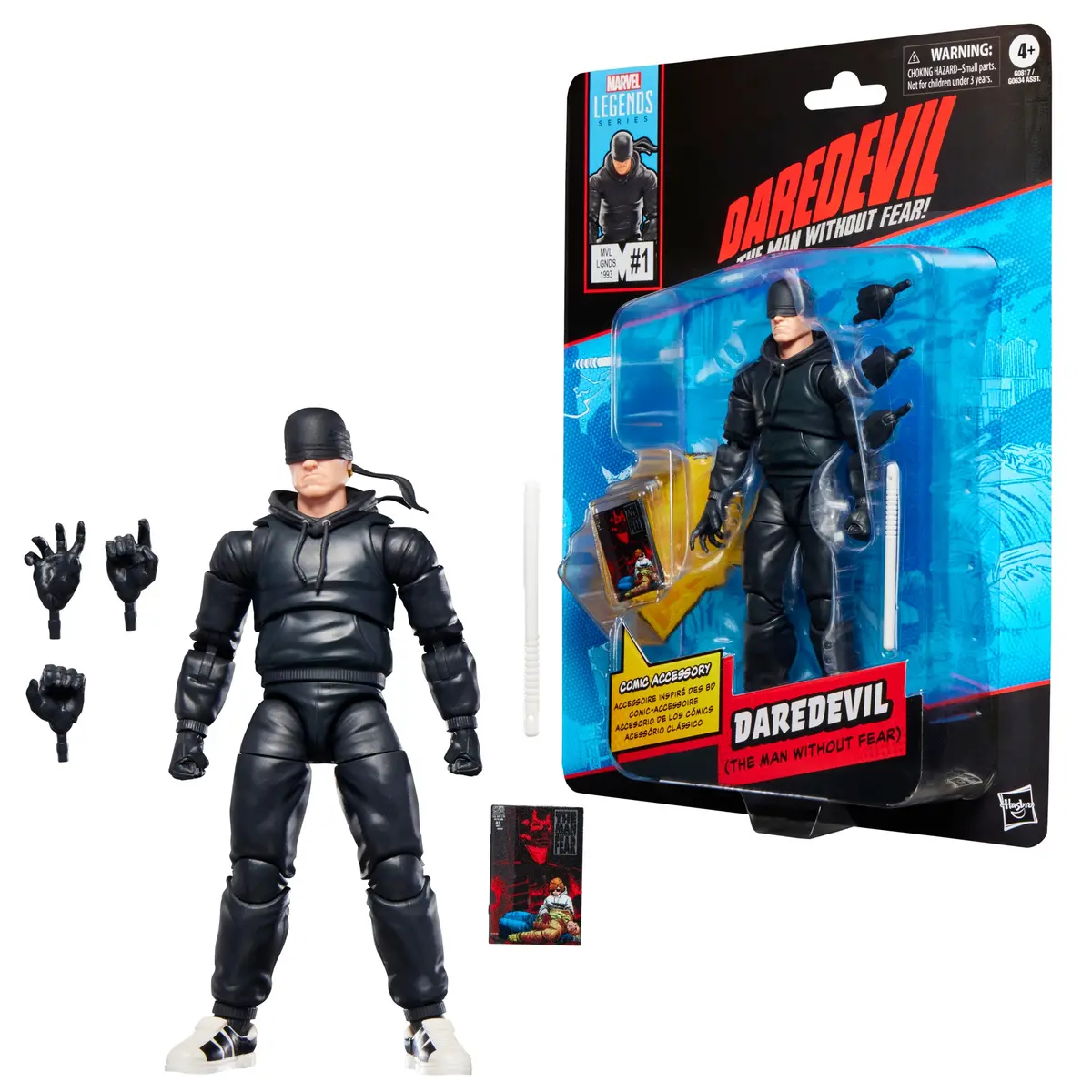 Marvel Legends - Comics - Daredevil: The Man Without Fear #1 (1993) - Daredevil Action Figure G0817 Low Stock 1