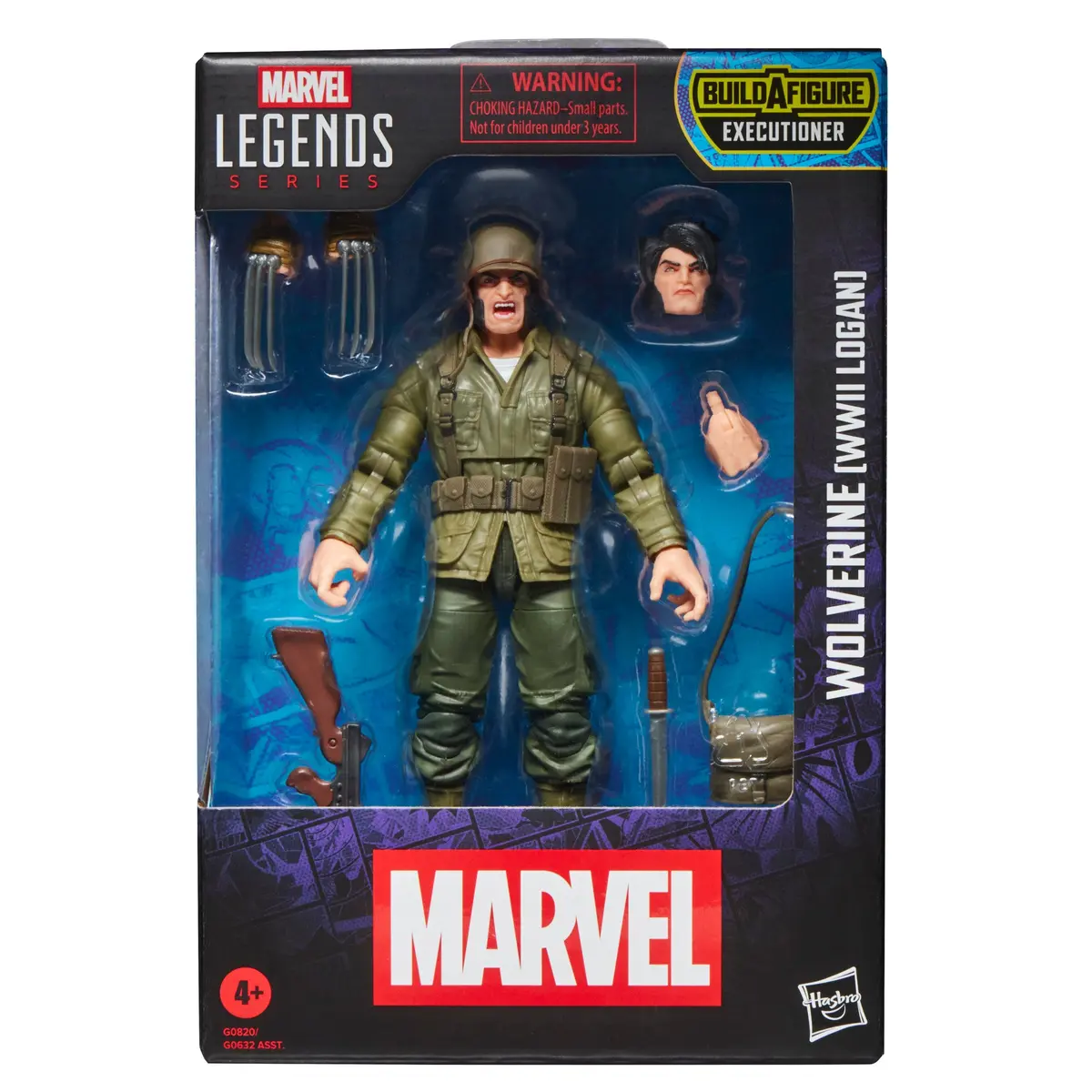 Marvel Legends - Comics Series - Executioner Baf - Wolverine (Wwii Logan) Action Figure (G0820) Low Stock 1