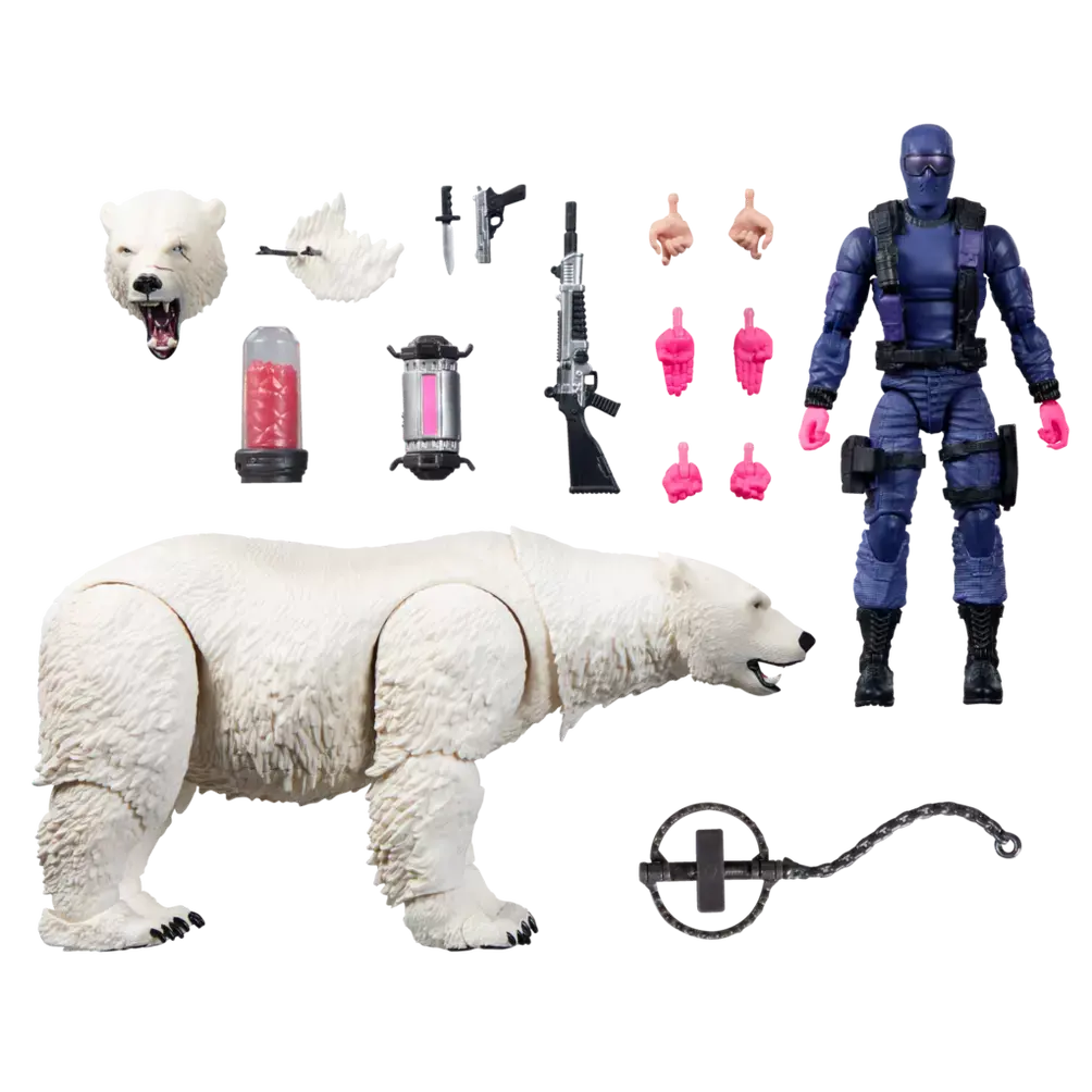 G.I. Joe - Classified Series 161 - Snake Eyes & Polar Bear Action Figures 2-Pack W/Mass Device G0850 Low Stock 1