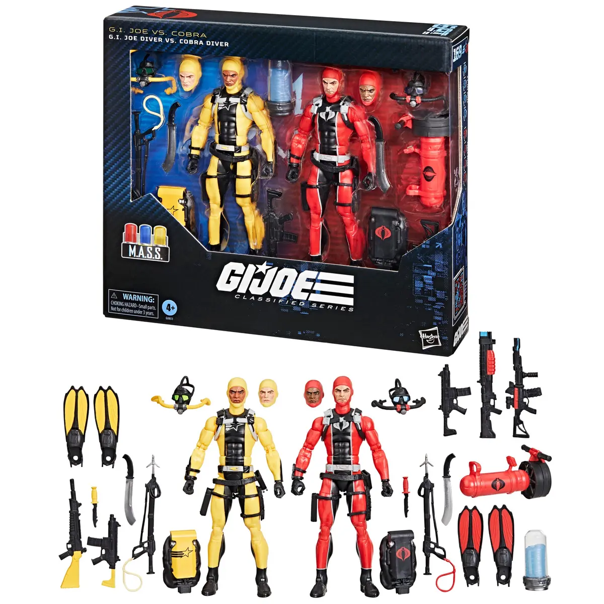 G.I. Joe - Classified Series #169 - Gi Joe Diver Vs. Cobra Diver Action Figures 2-Pack Playset G0851 1