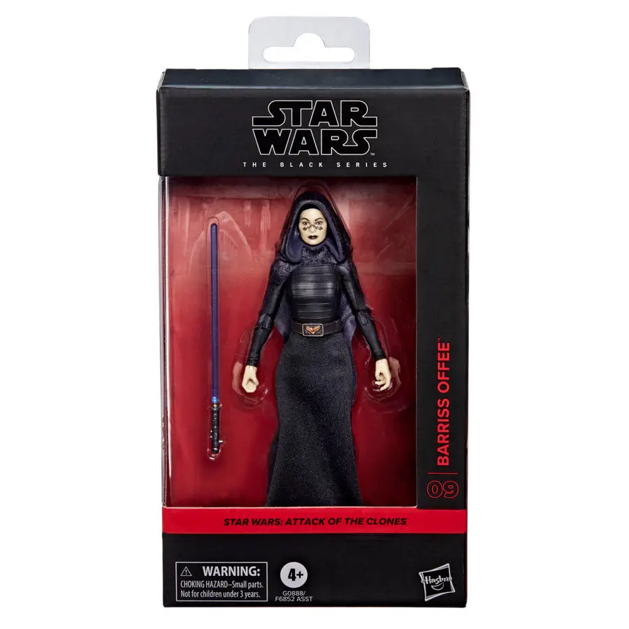 Star Wars: The Black Series - Attack Of The Clones - #09 - Barriss Offee Action Figure (G0888) Low Stock 1
