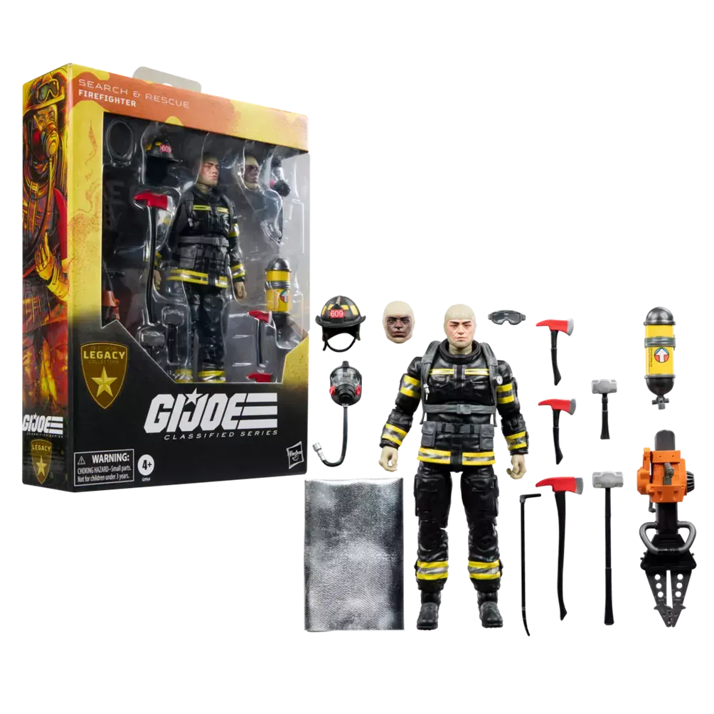 G.I. Joe - Classified Series - Legacy Collection - Search & Rescue Firefighter Action Figure (G0964) 1