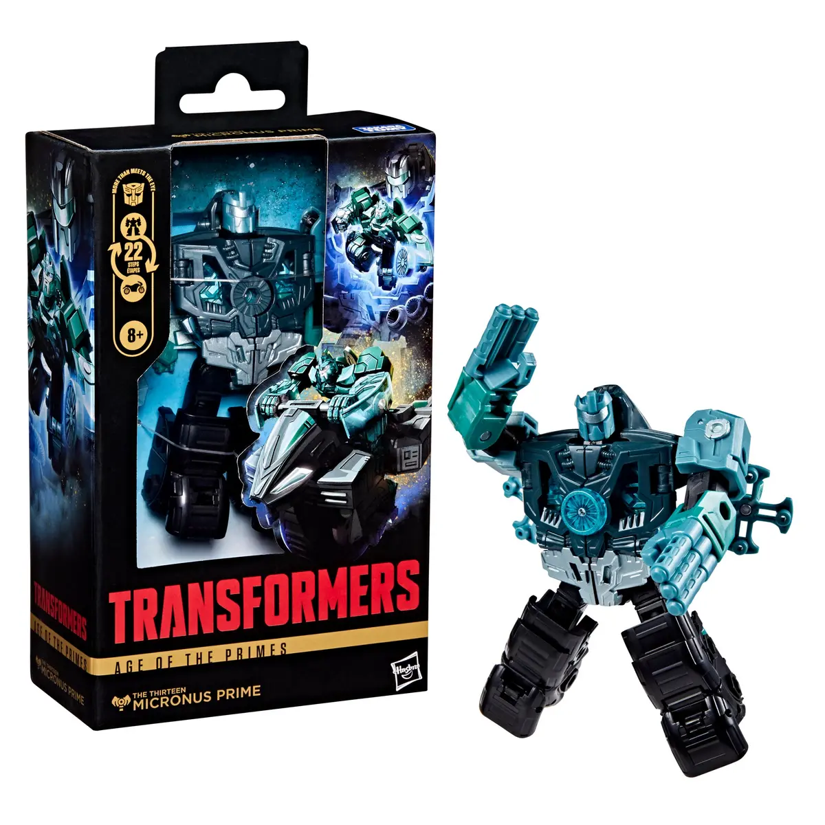 Transformers: Age Of The Primes - Deluxe Class - The Thirteen - Micronus Prime Action Figure (G1029) 1
