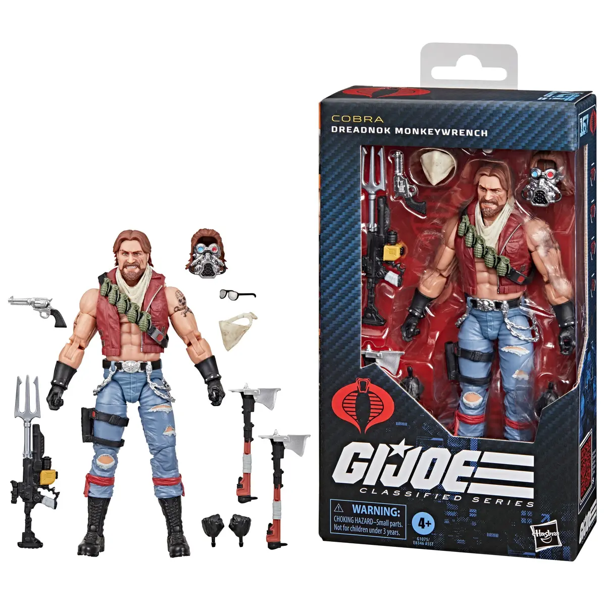G.I. Joe - Classified Series #167 - Cobra - Dreadnok Monkeywrench Action Figure (G1075) Low Stock 1