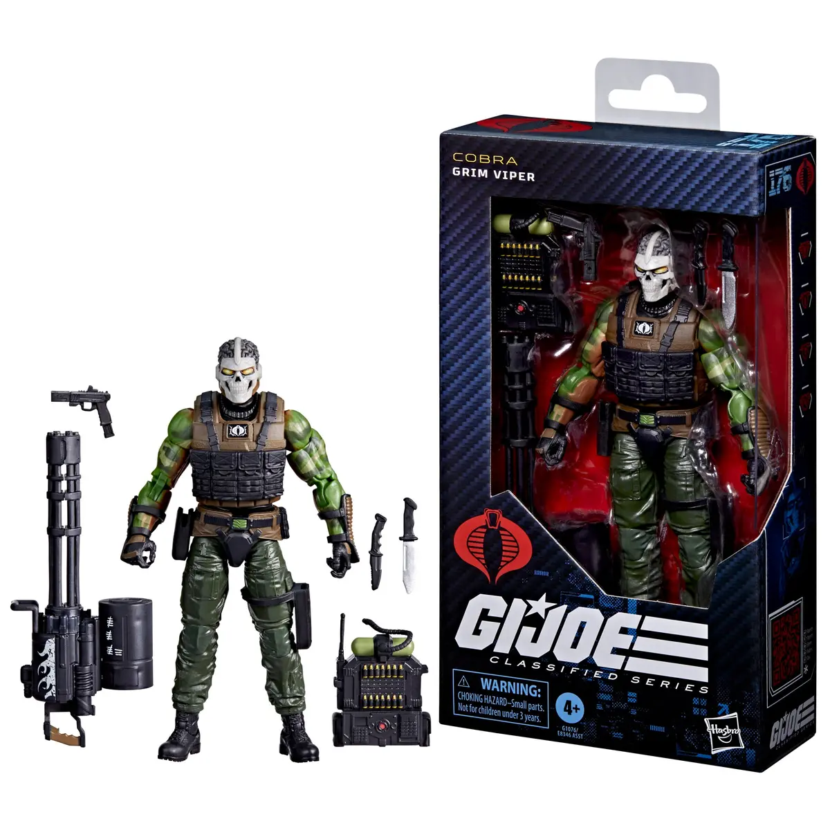 G.I. Joe: Classified Series #176 - Grim Viper Action Figure (G1076) Low Stock 1