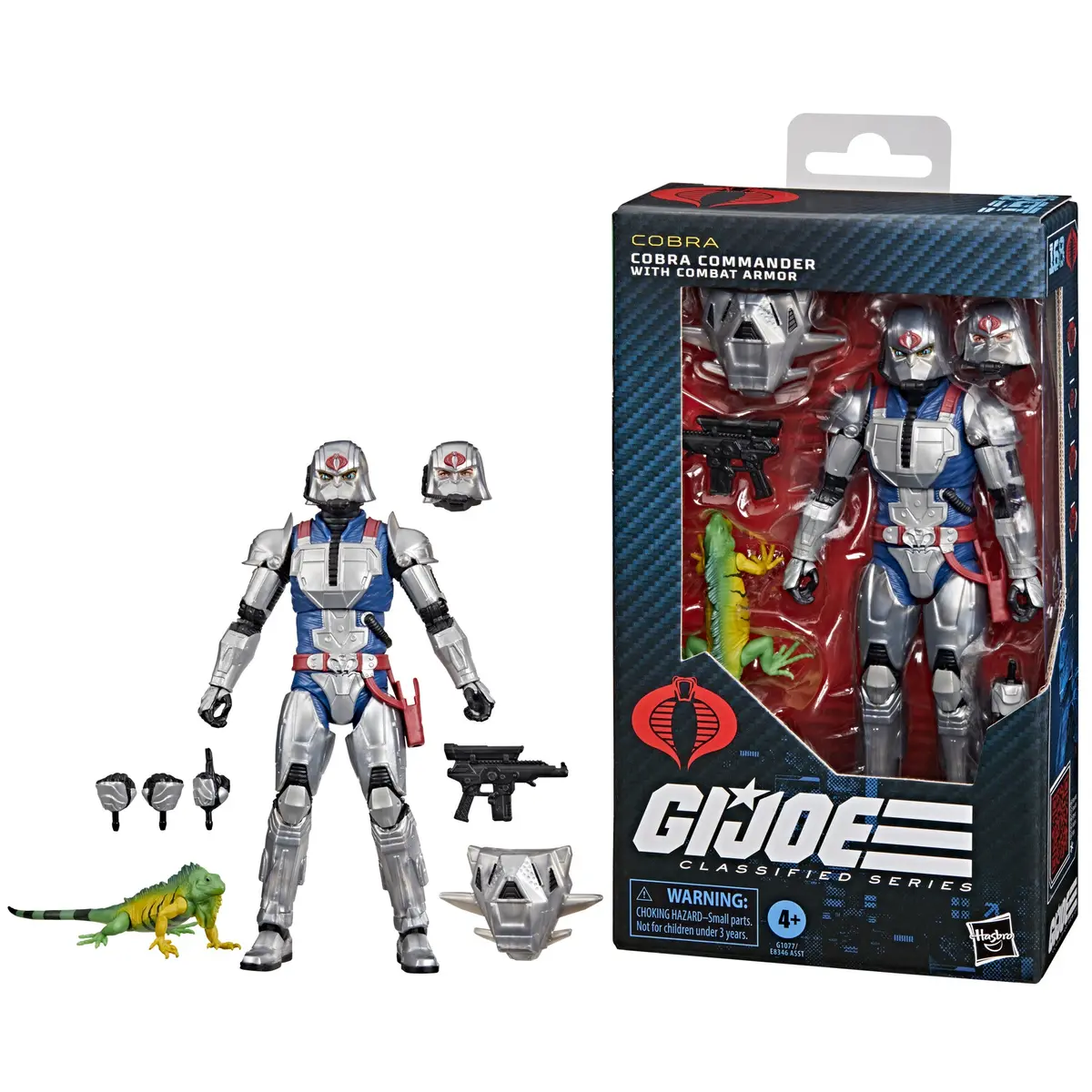 G.I. Joe: Classified Series #168 - Cobra Commander (Combat Armor) Action Figure & Serpentor (G1077) 1