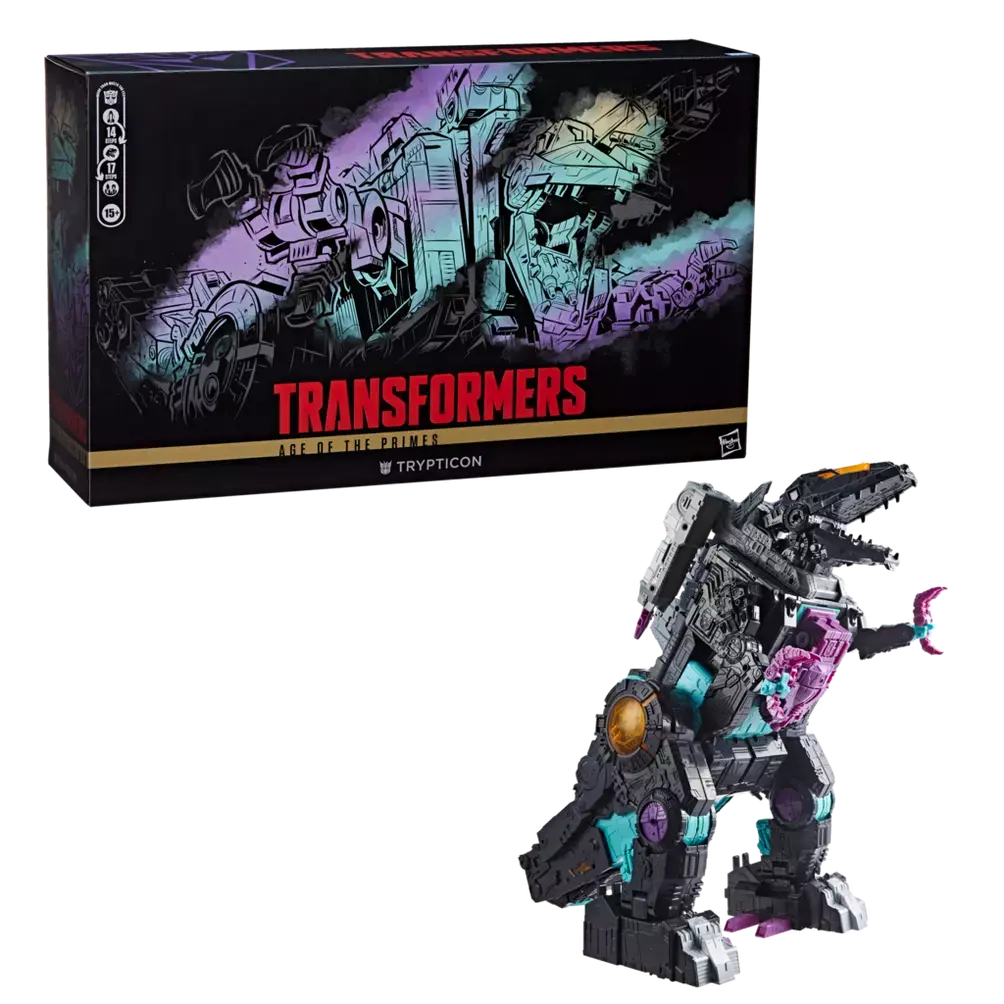 Transformers - Age Of The Primes - Titan G1 Trypticon, Full-Tilt & Master Necro Action Figures G1092 Low Stock 1