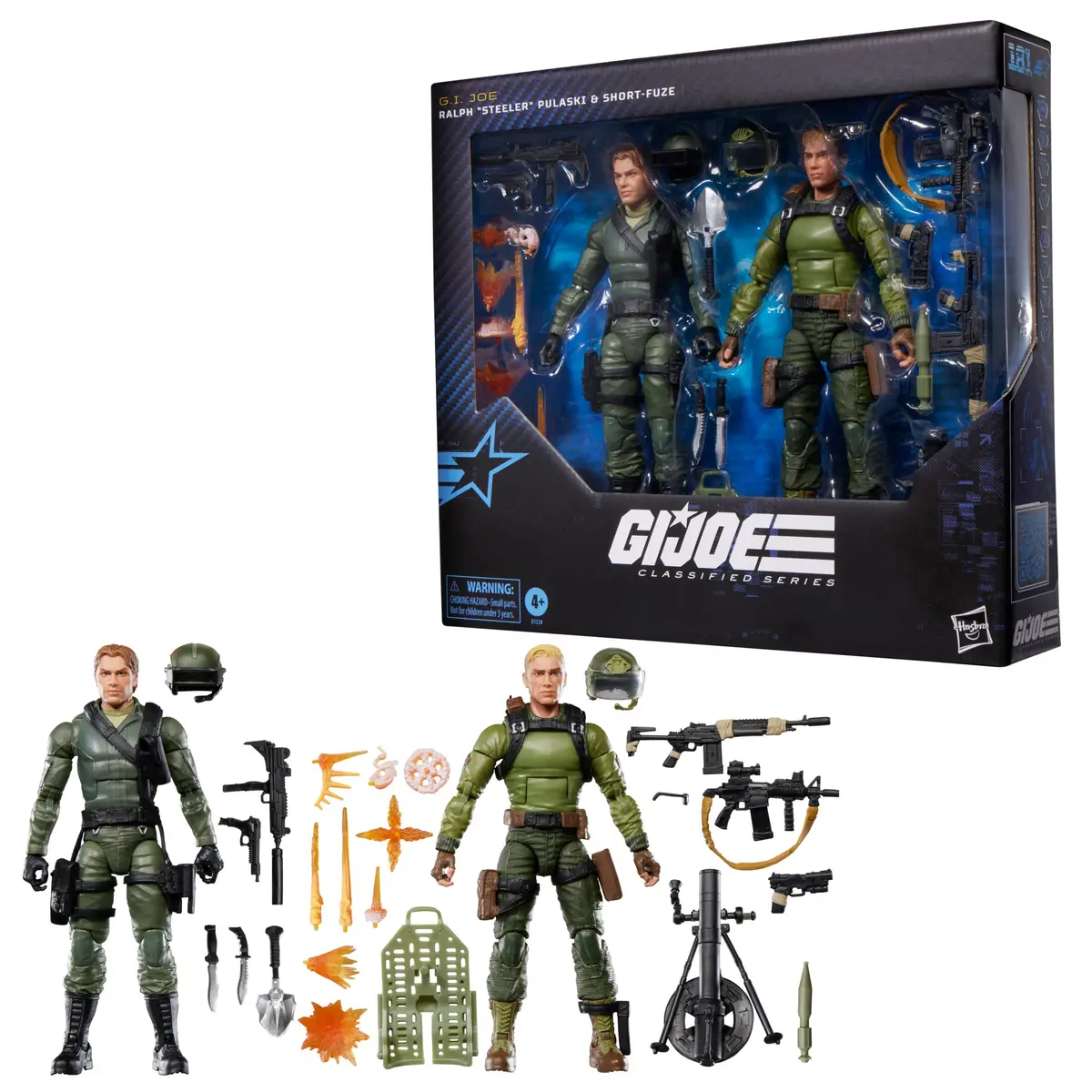 G.I. Joe - Classified Series #181 - Ralph Steeler Pulaski & Short-Fuze Action Figure Set (G1230) Low Stock 1