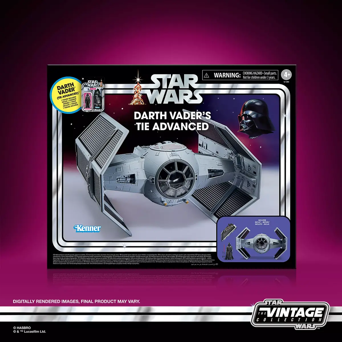 Star Wars: The Vintage Collection - Darth Vader’S Tie Advanced Action Playset (G1280) 1