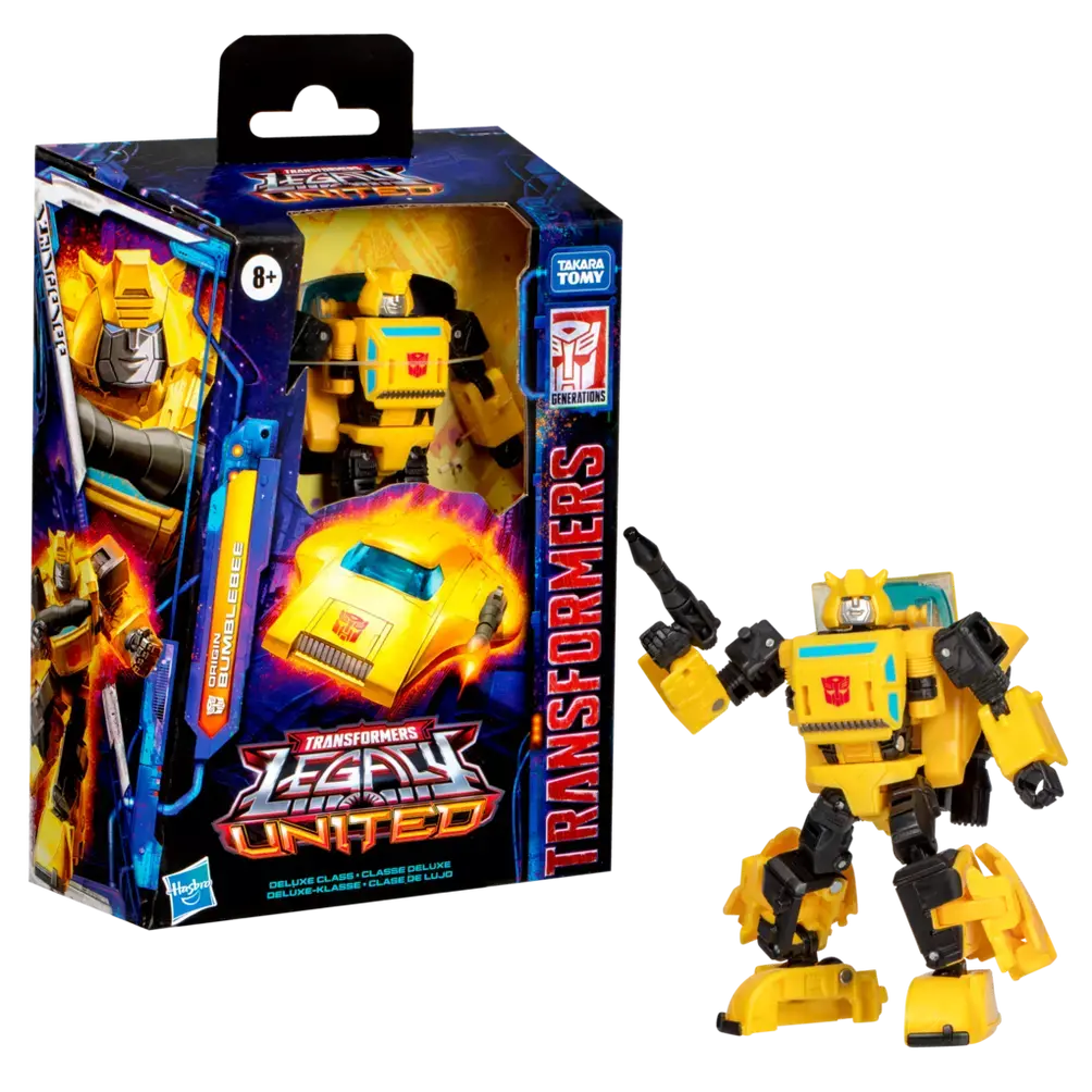 Transformers - Legacy: United - Deluxe Class - Origin Bumblebee Action Figure (G1292) 1