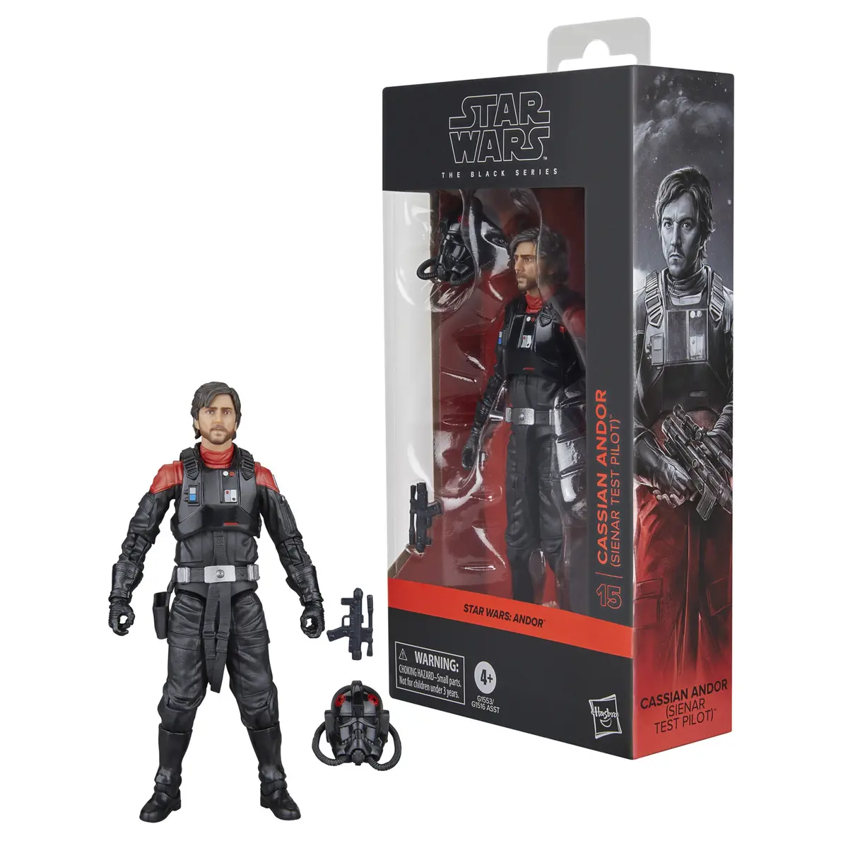 Star Wars: The Black Series - Andor #15 - Cassian Andor (Sienar Test Pilot) Action Figure (G1553) 1