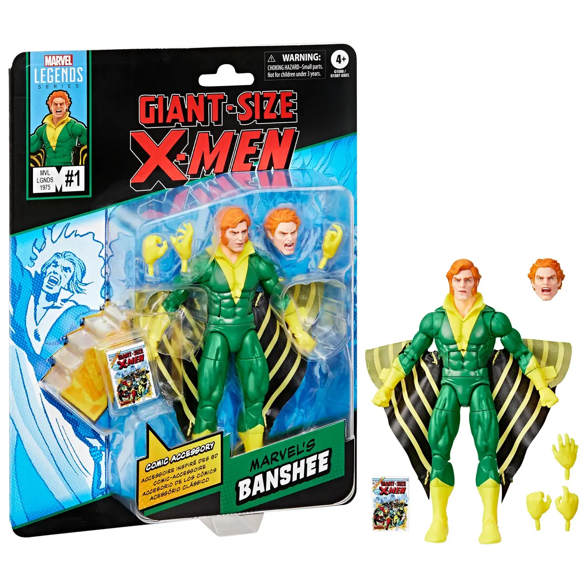 Marvel Legends Series - Giant-Size X-Men - Marvel's Banshee Action Figure (G1588) 1