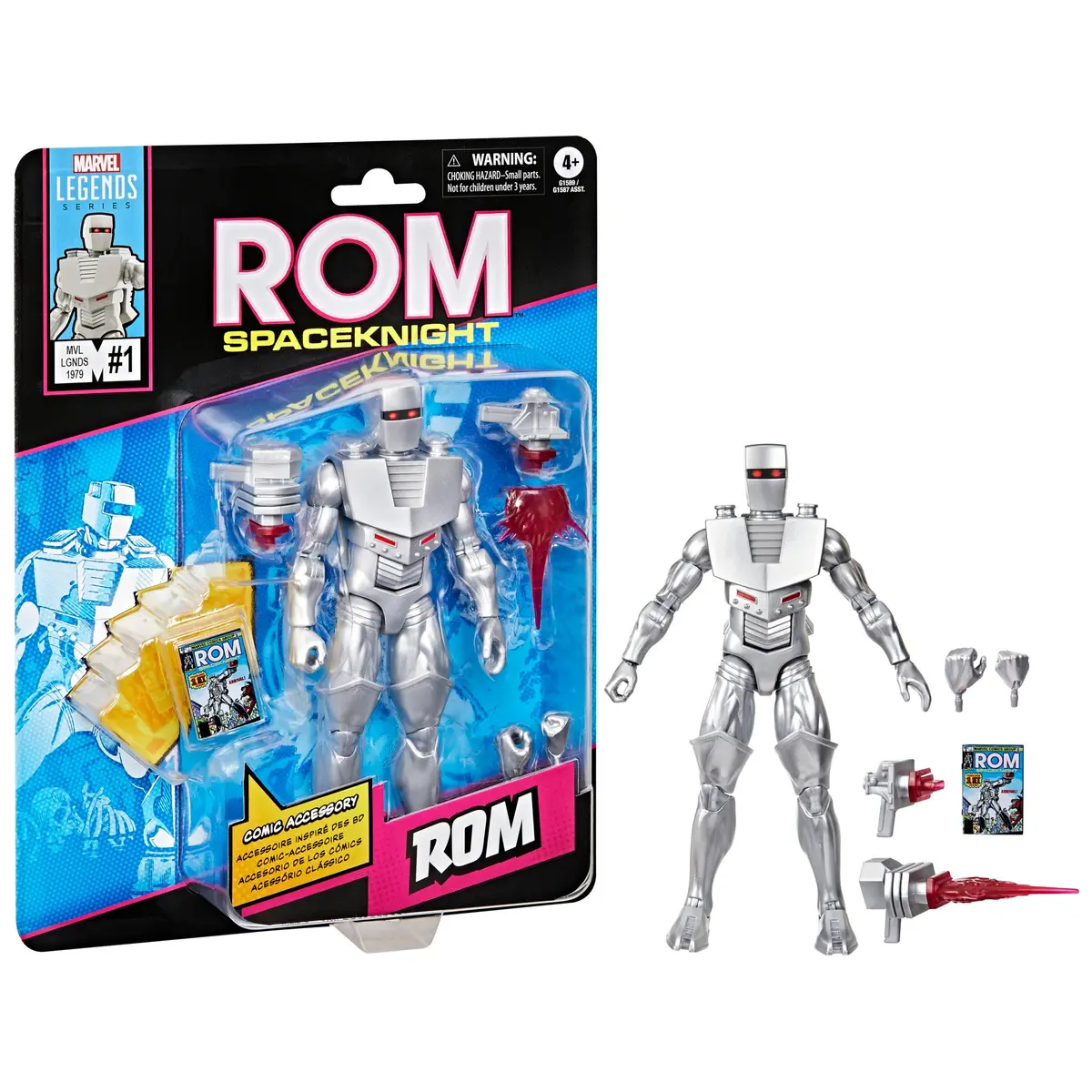 Marvel Legends Series - Retro/Comics - Rom: Spaceknight - Rom Spaceknight Action Figure (G1589) 1